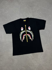 Bape Camo Shark ZIP T-Shirt (M)