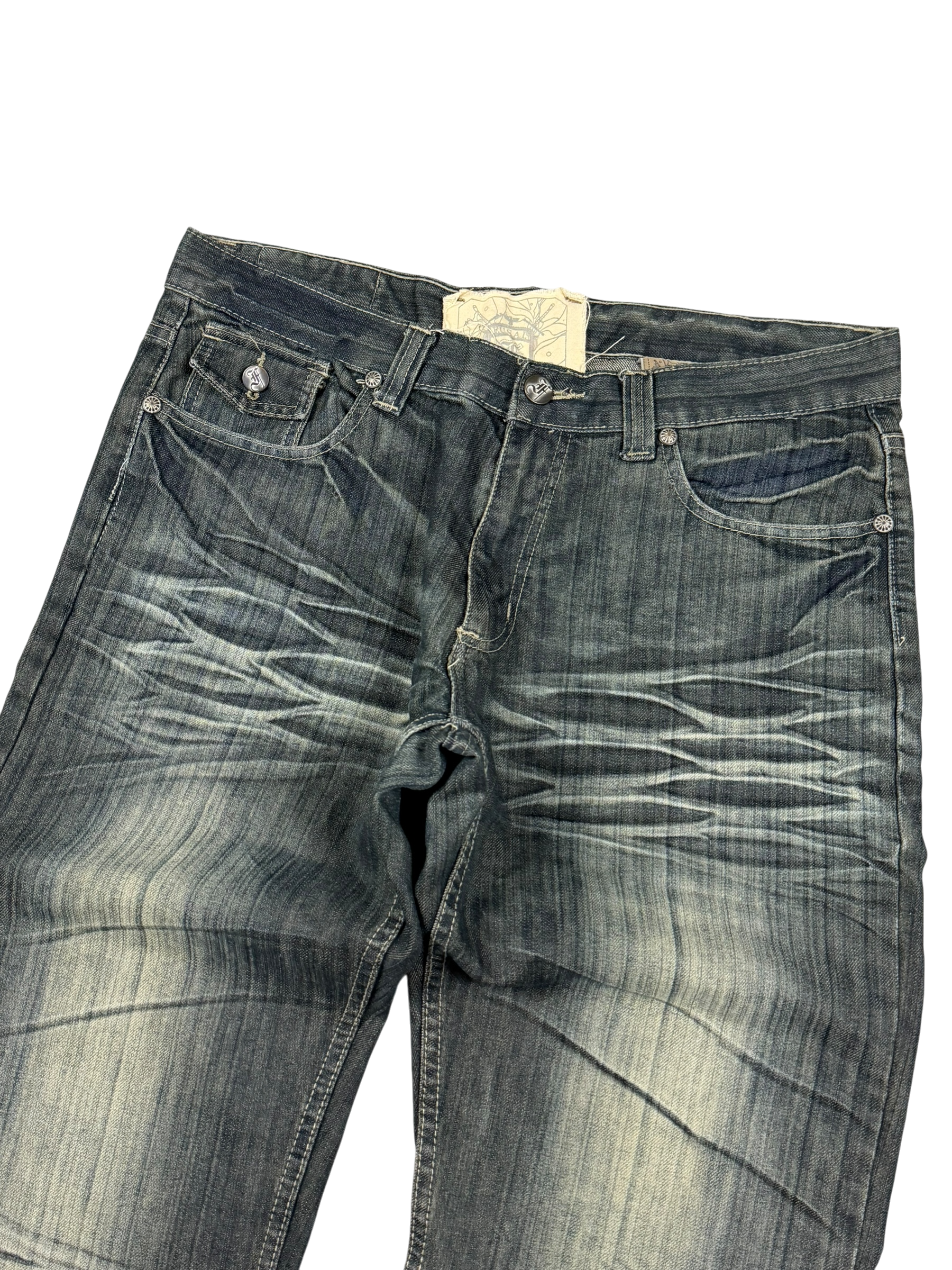 Crazy washed Bootcut Jeans (L)