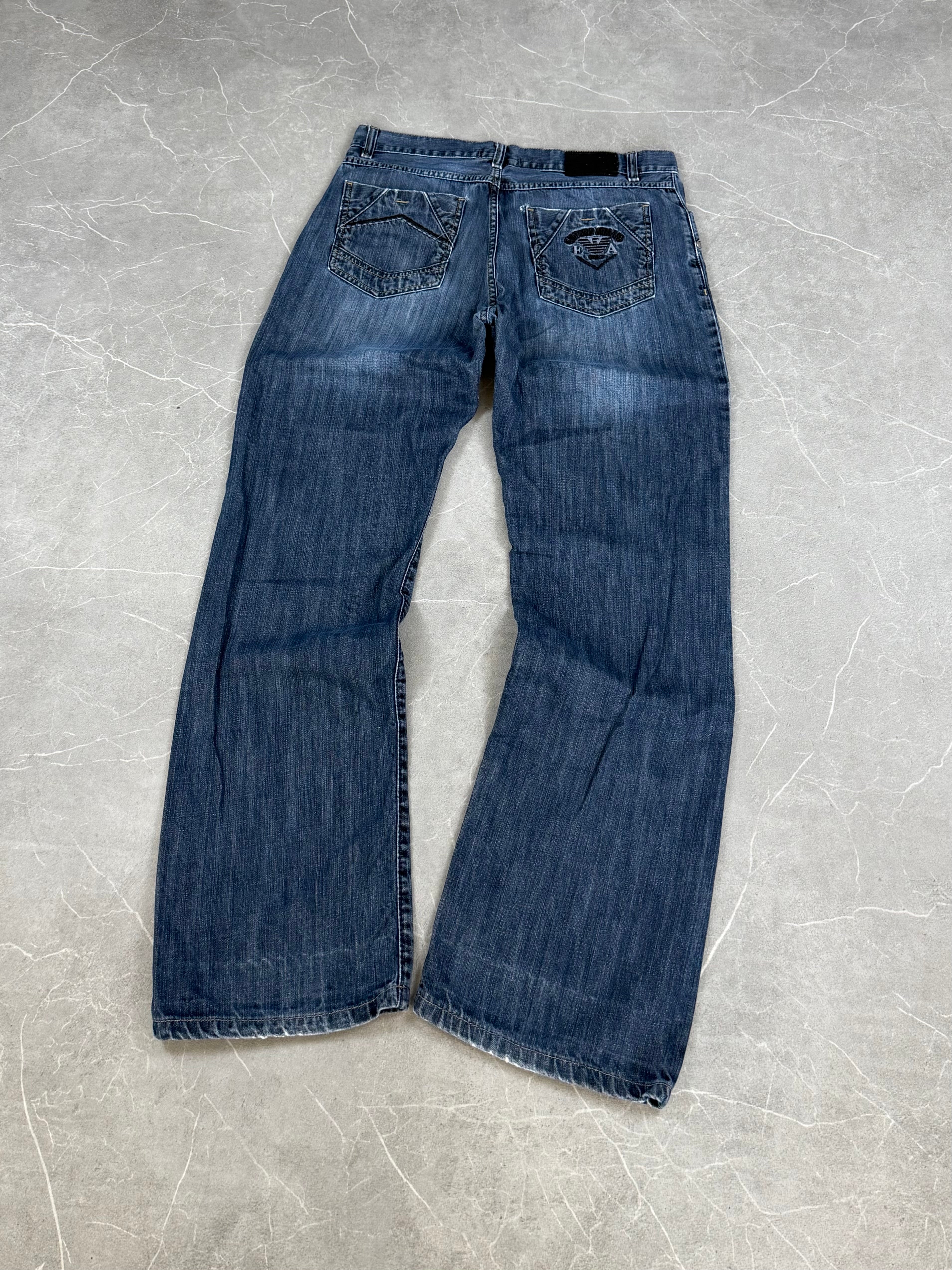 Armani Logo Bootcut Jeans (M-L)