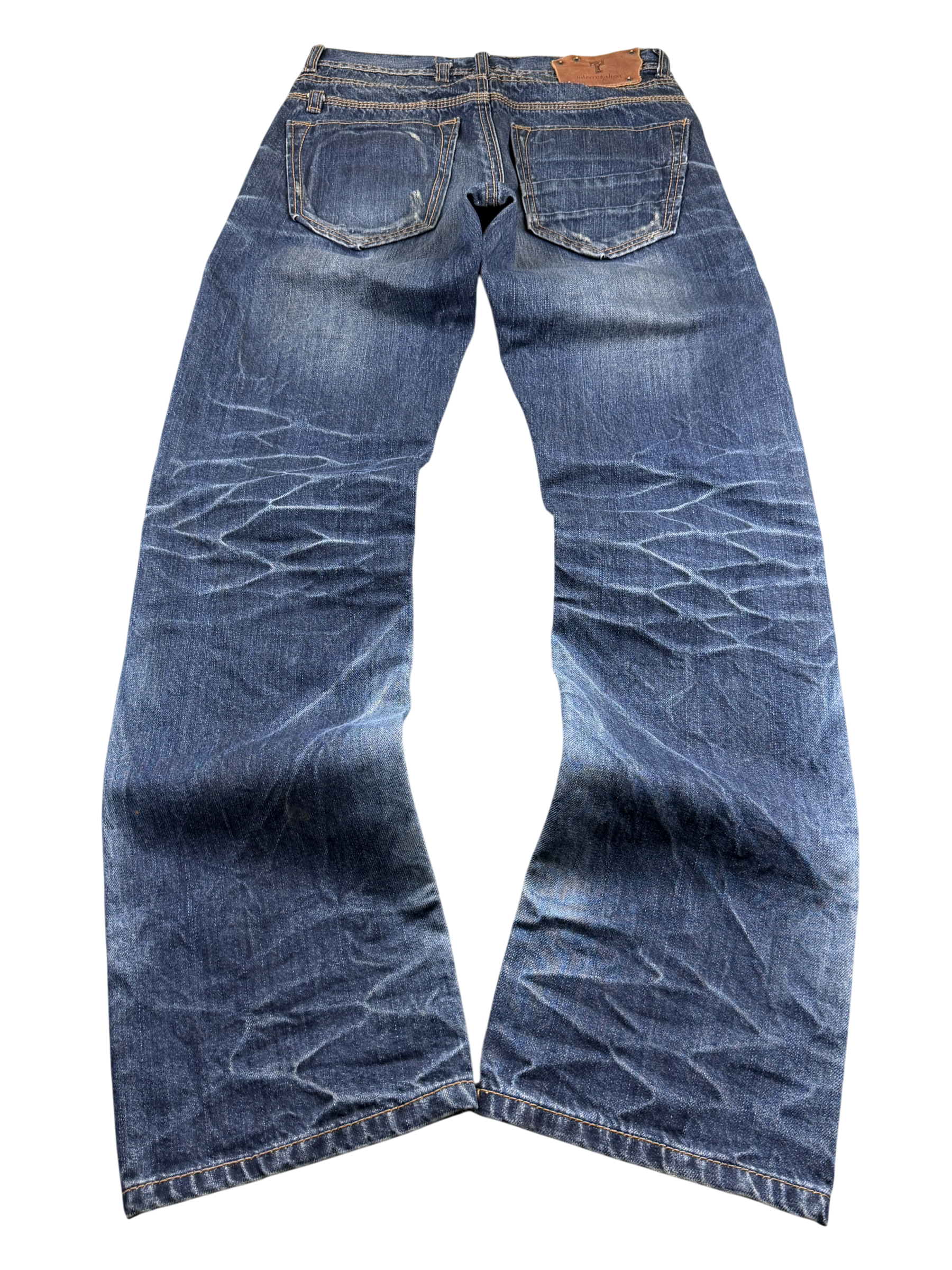 Ultra washed Straight Jeans (XS)