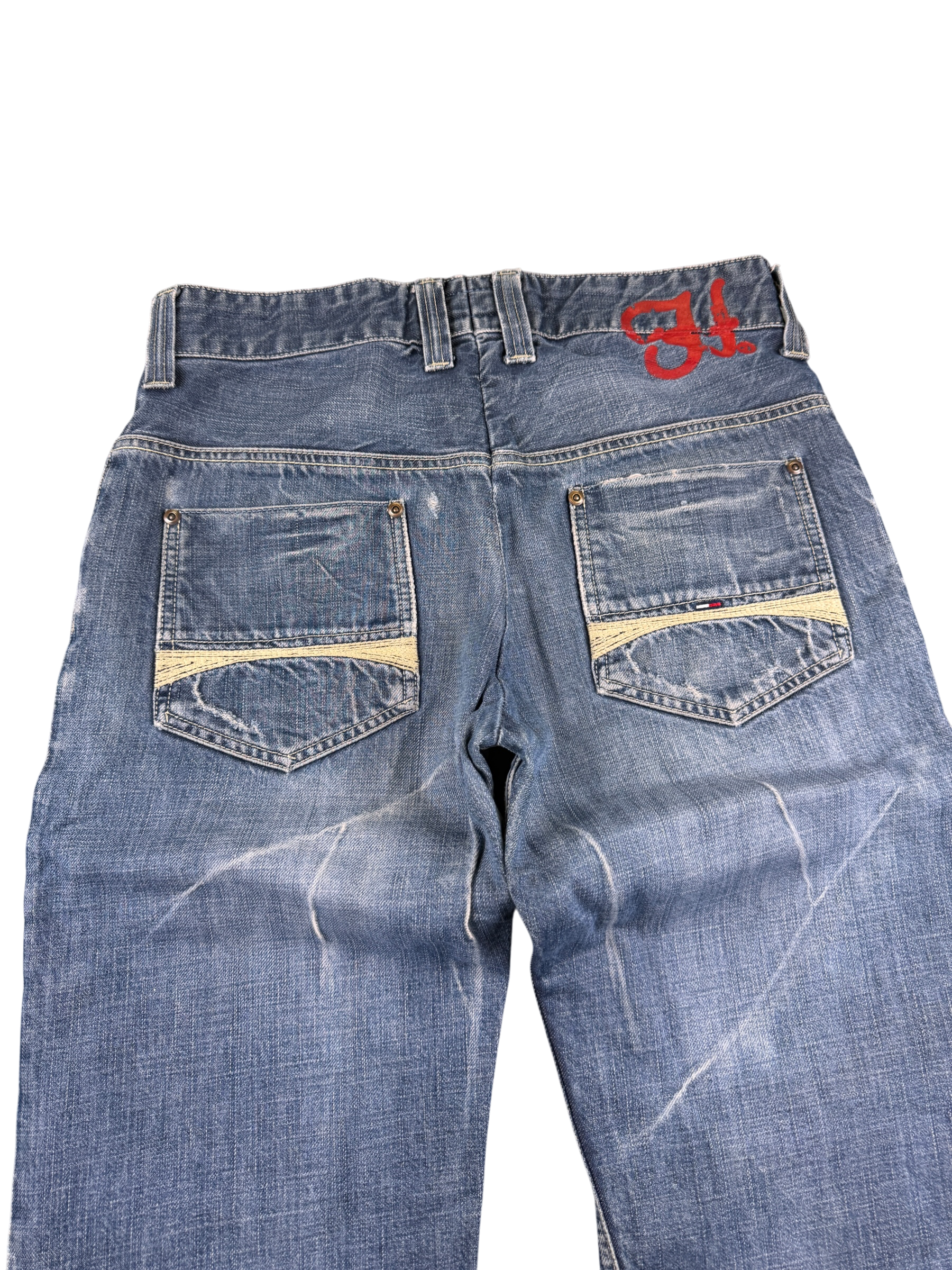 Vintage washed Bootcut Jeans *Hilfiger (S)