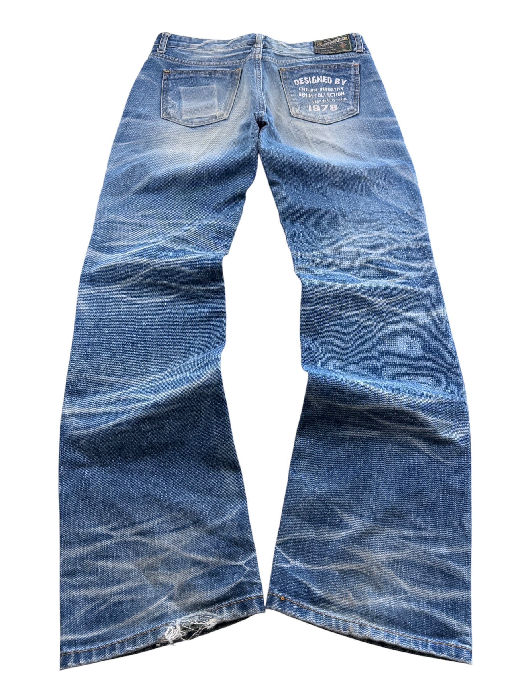 Ultra washed Straight Jeans (S)