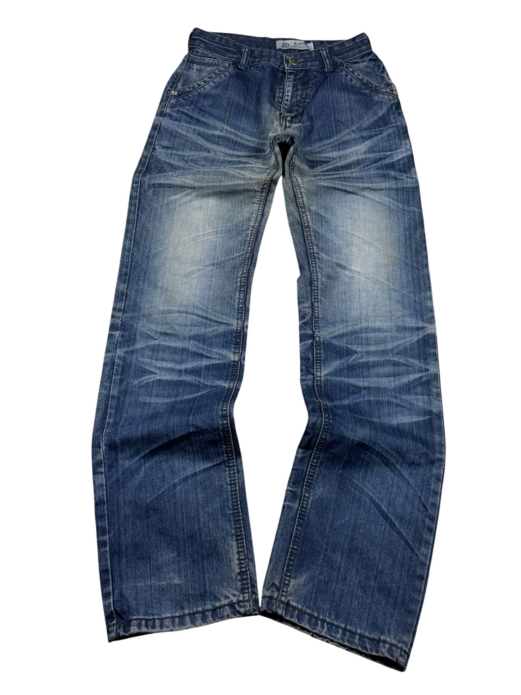 Crazy Washed Slim Jeans (XS)