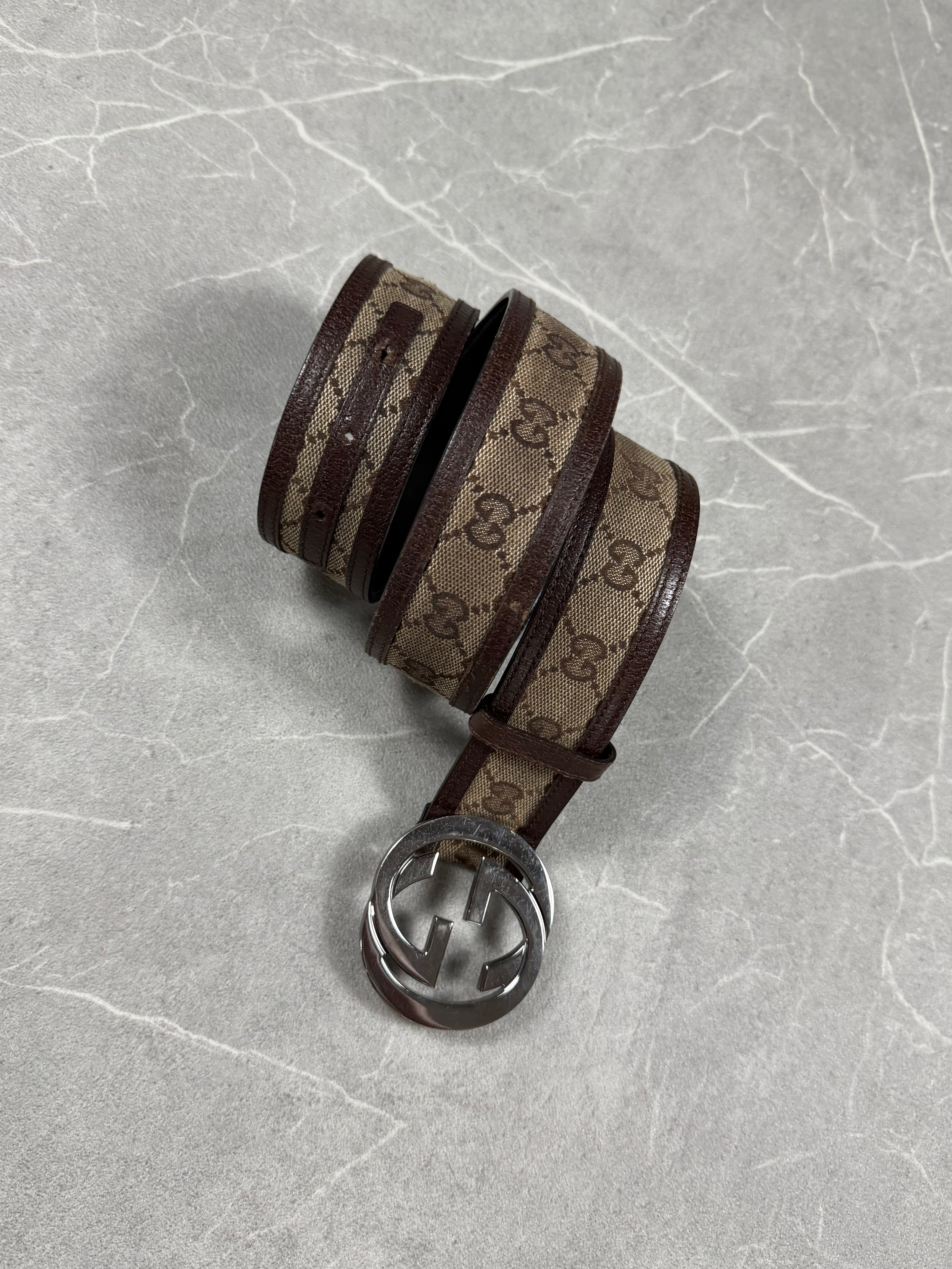 Gucci GG Monogramm Belt (90cm)