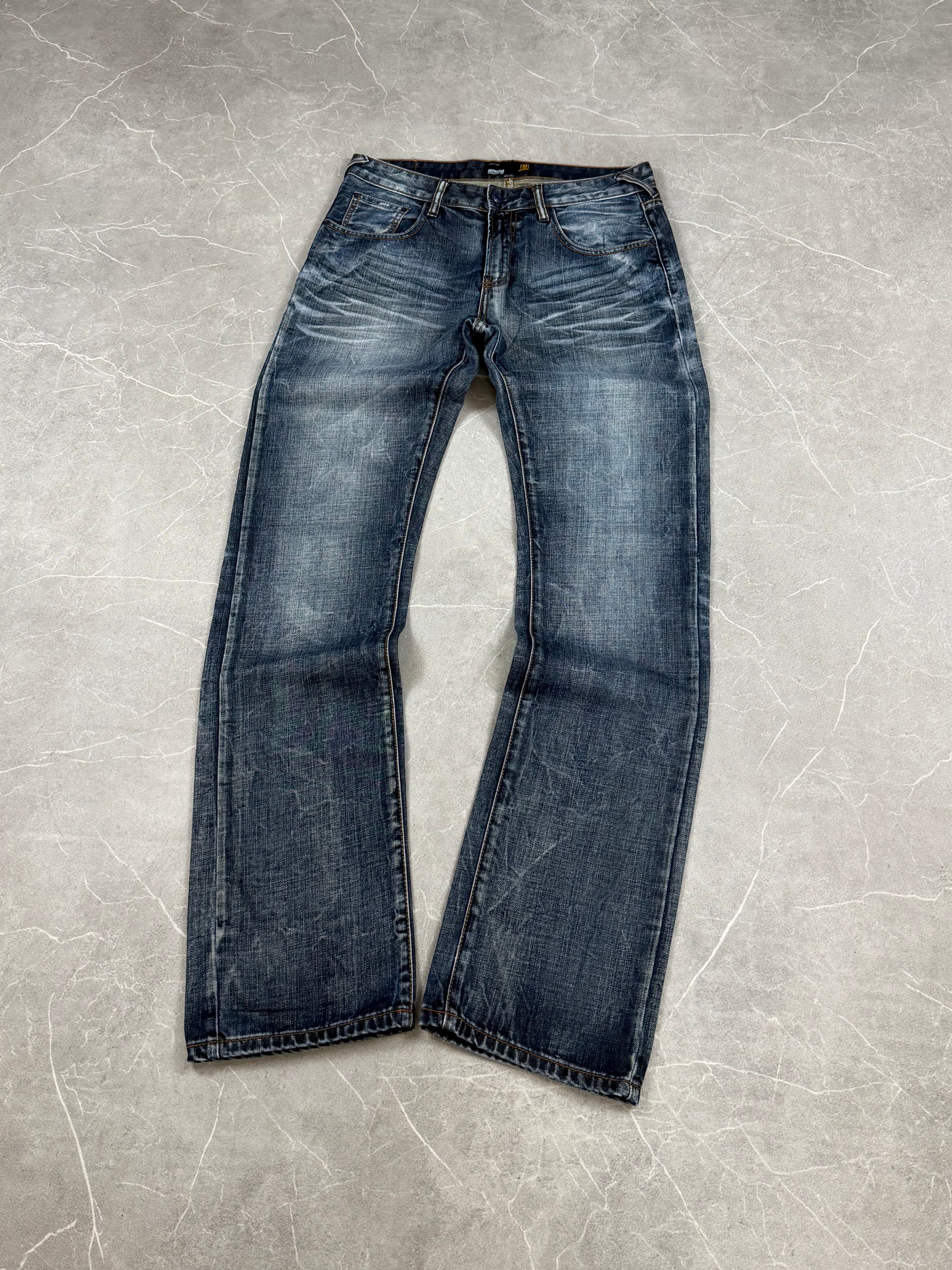 Vintage washed Straight-Fit Jeans (M-L)