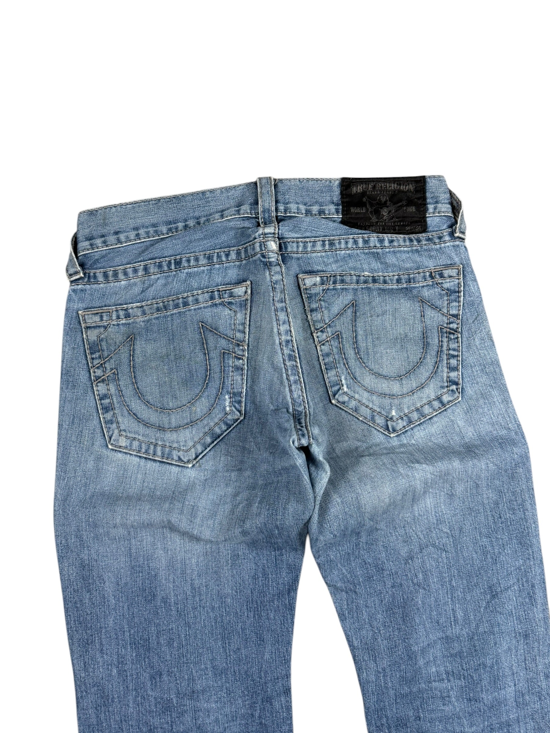True Religion Bobby Big T Straight Jeans (S-M)