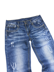 Crazy washed Straight Jeans (S)