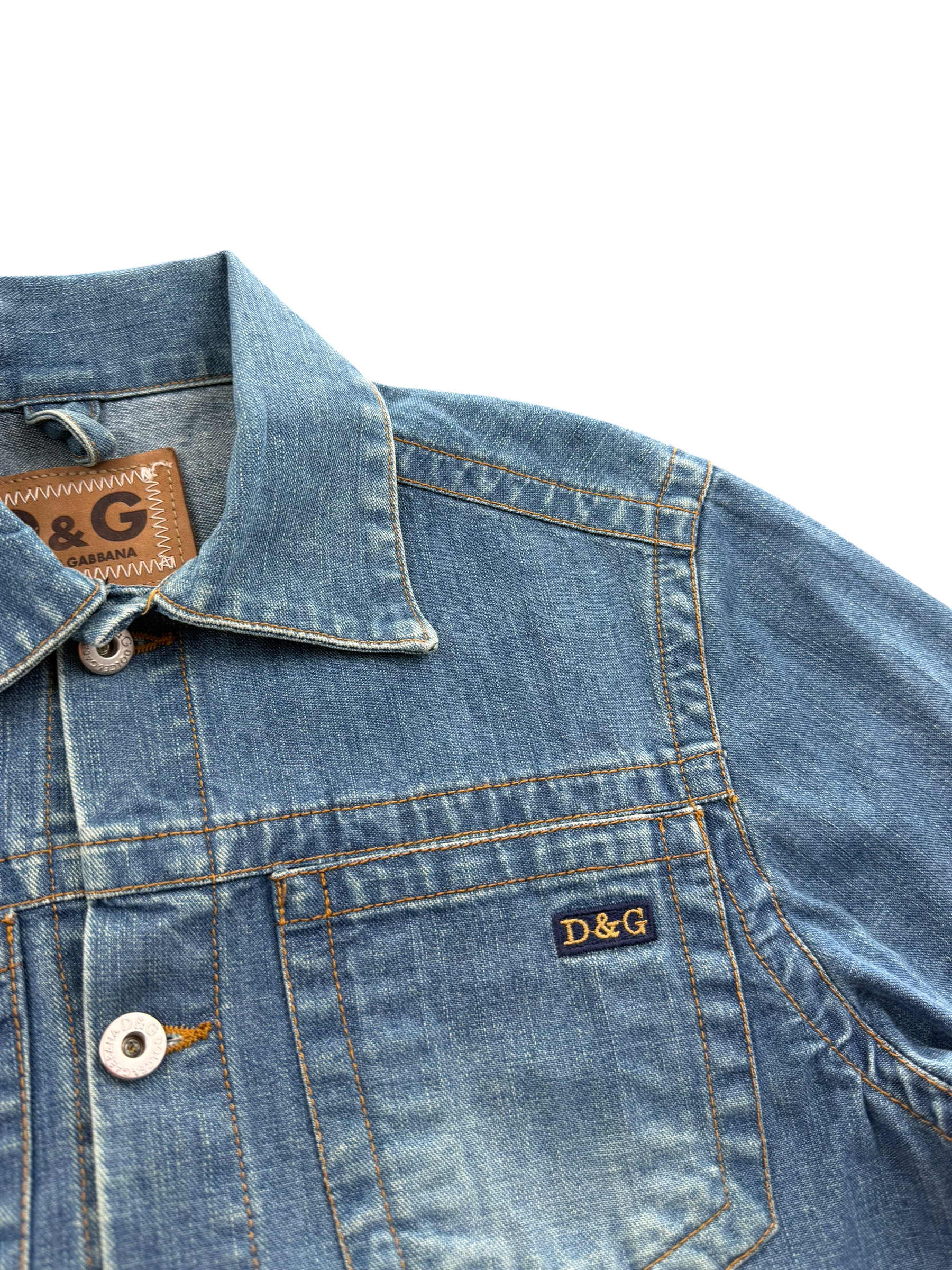 Dolce Gabbana Biglogo Jeansjacke (XS?