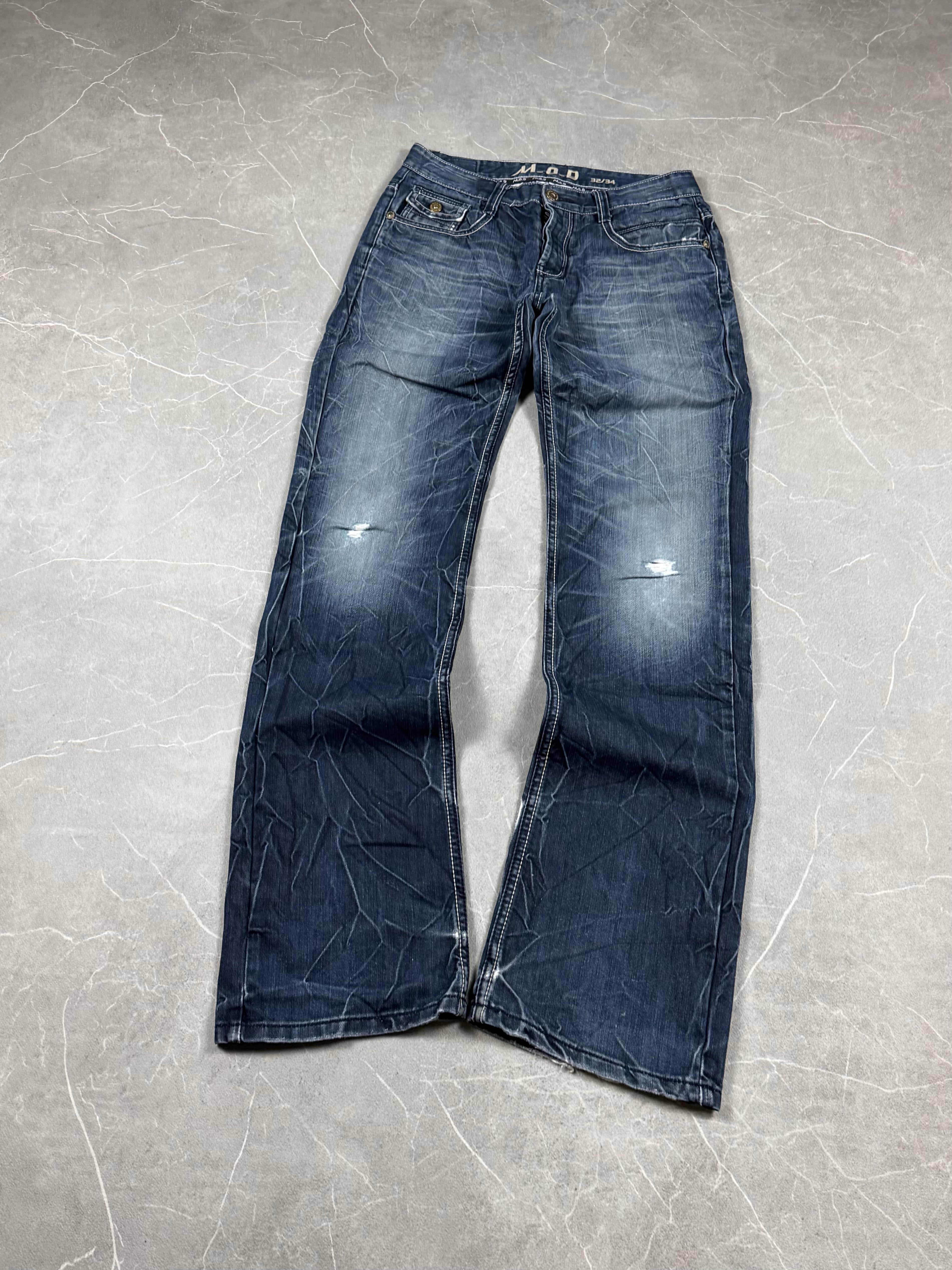 Vintage washed Straight Jeans (M)