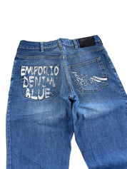 Armani vintage Big Logo Straight Jeans (S-M)