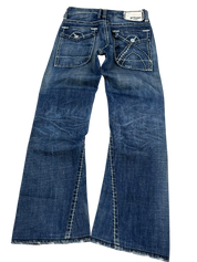 Washed Bootcut Jeans (XS)