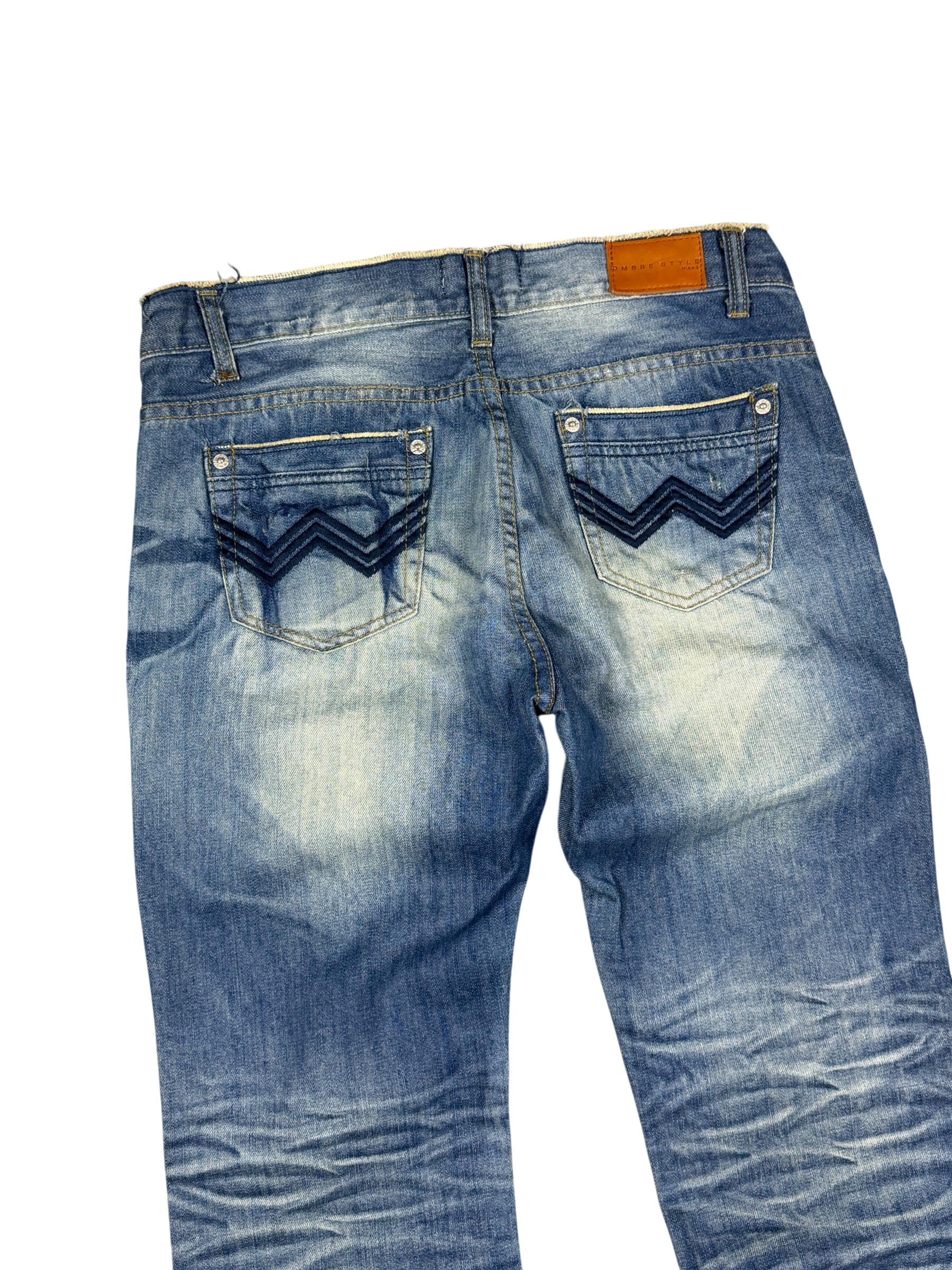 Crazy Washed Bootcut Jeans (S)