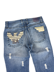 Armani vintage Big Logo Bootcut Jeans (M)
