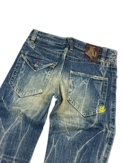 Ultra Washed Straight-Fit Jeans (S)