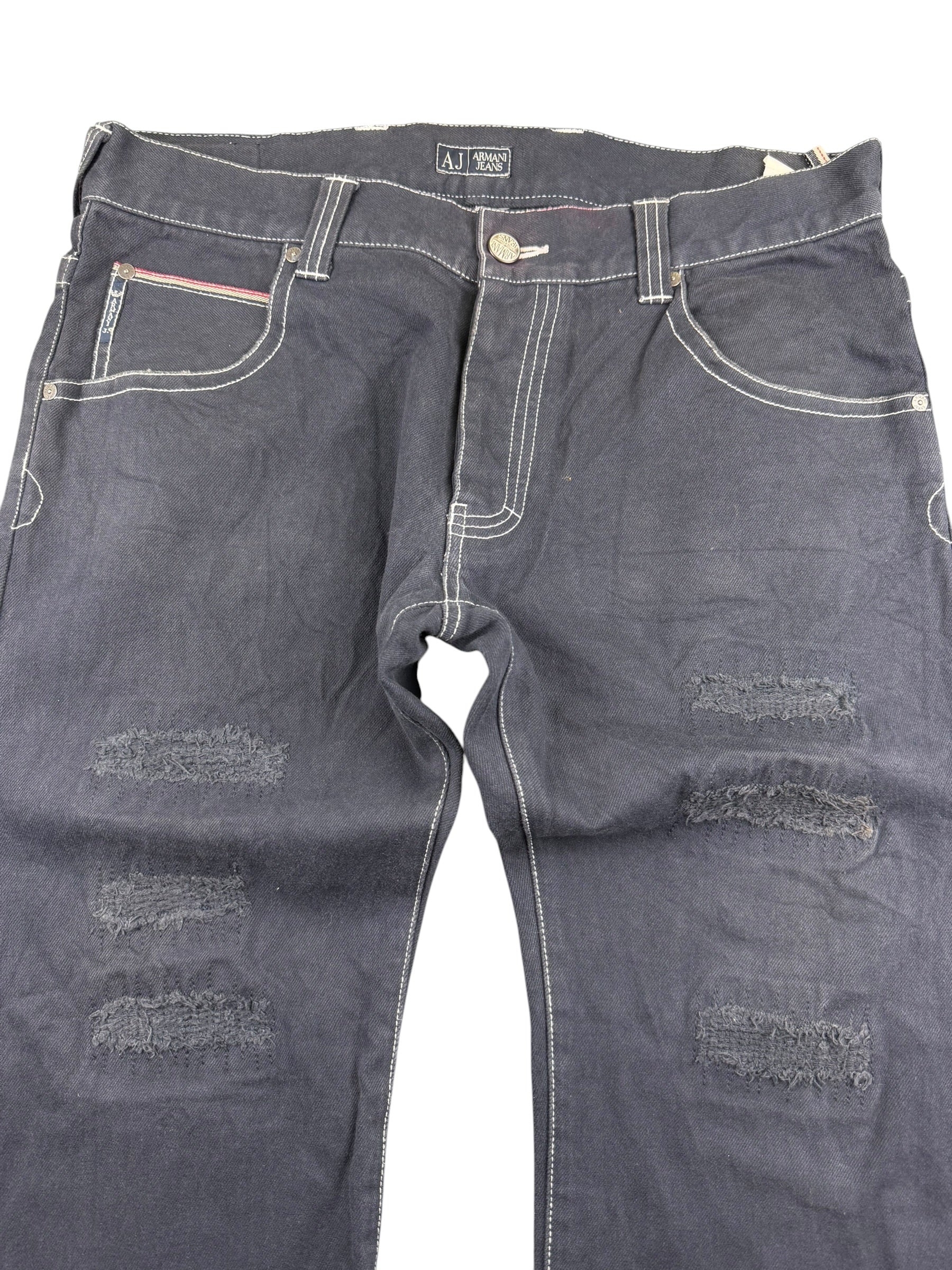 Armani Logo Bootcut Jeans (M)