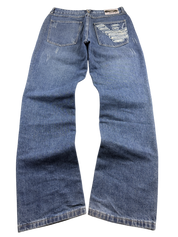 Armani vintage Big Logo Straight Jeans (M-L)
