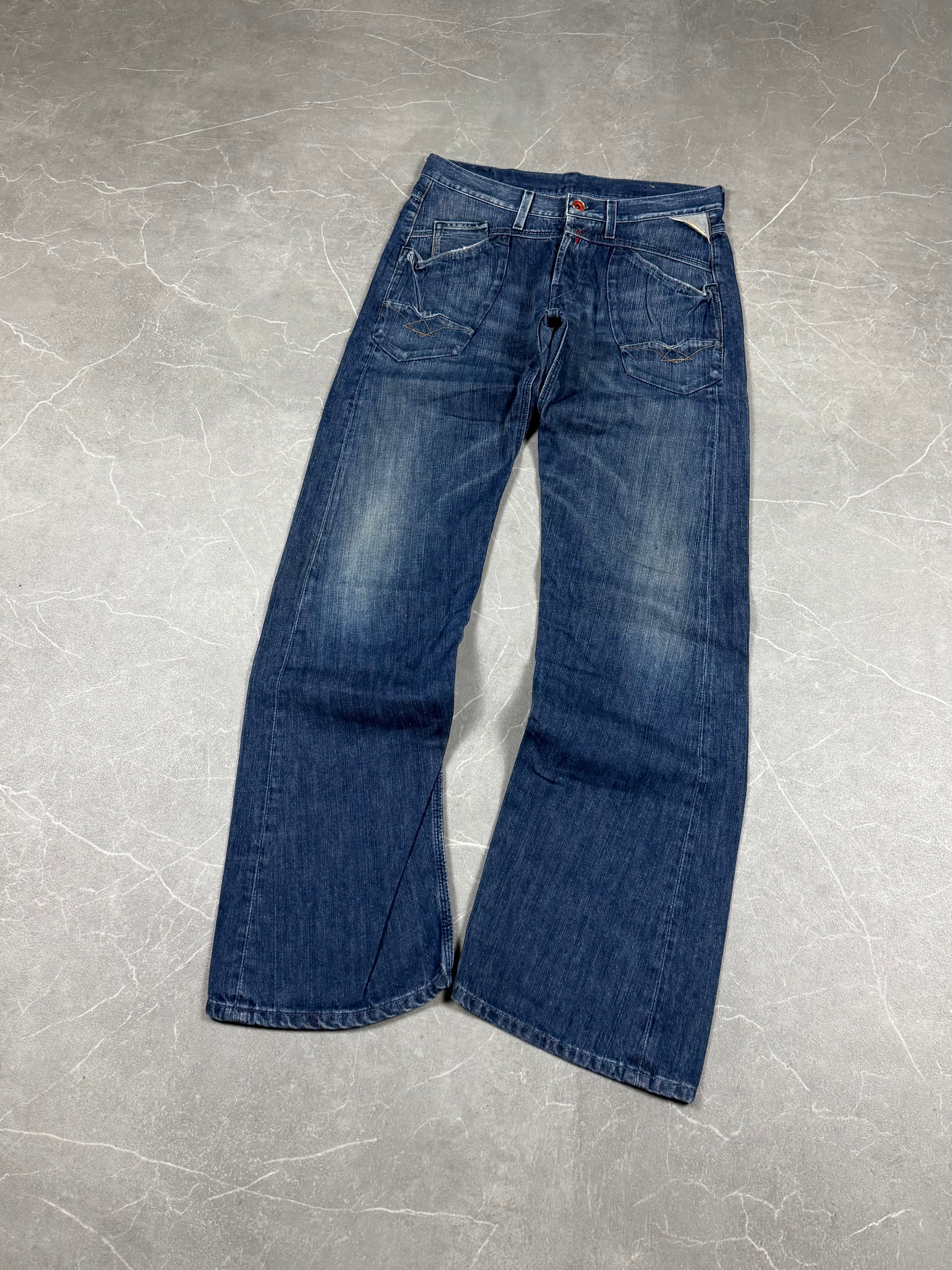 Replay Big Logo Bootcut Jeans (M)