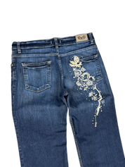 Dolce Gabbana embroidered Straight Jeans (XS)