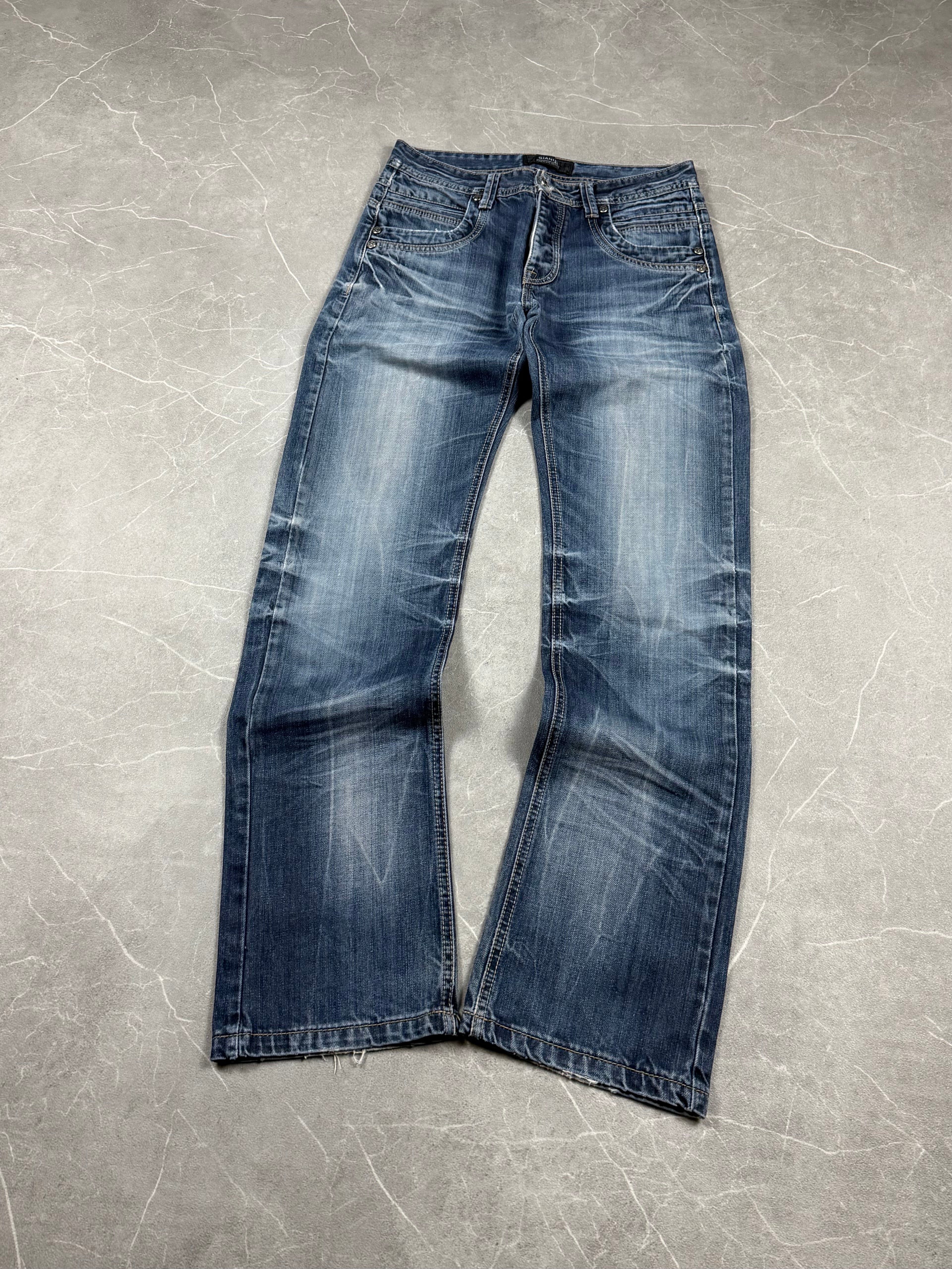 Vintage washed Slim/Straight Jeans (S)