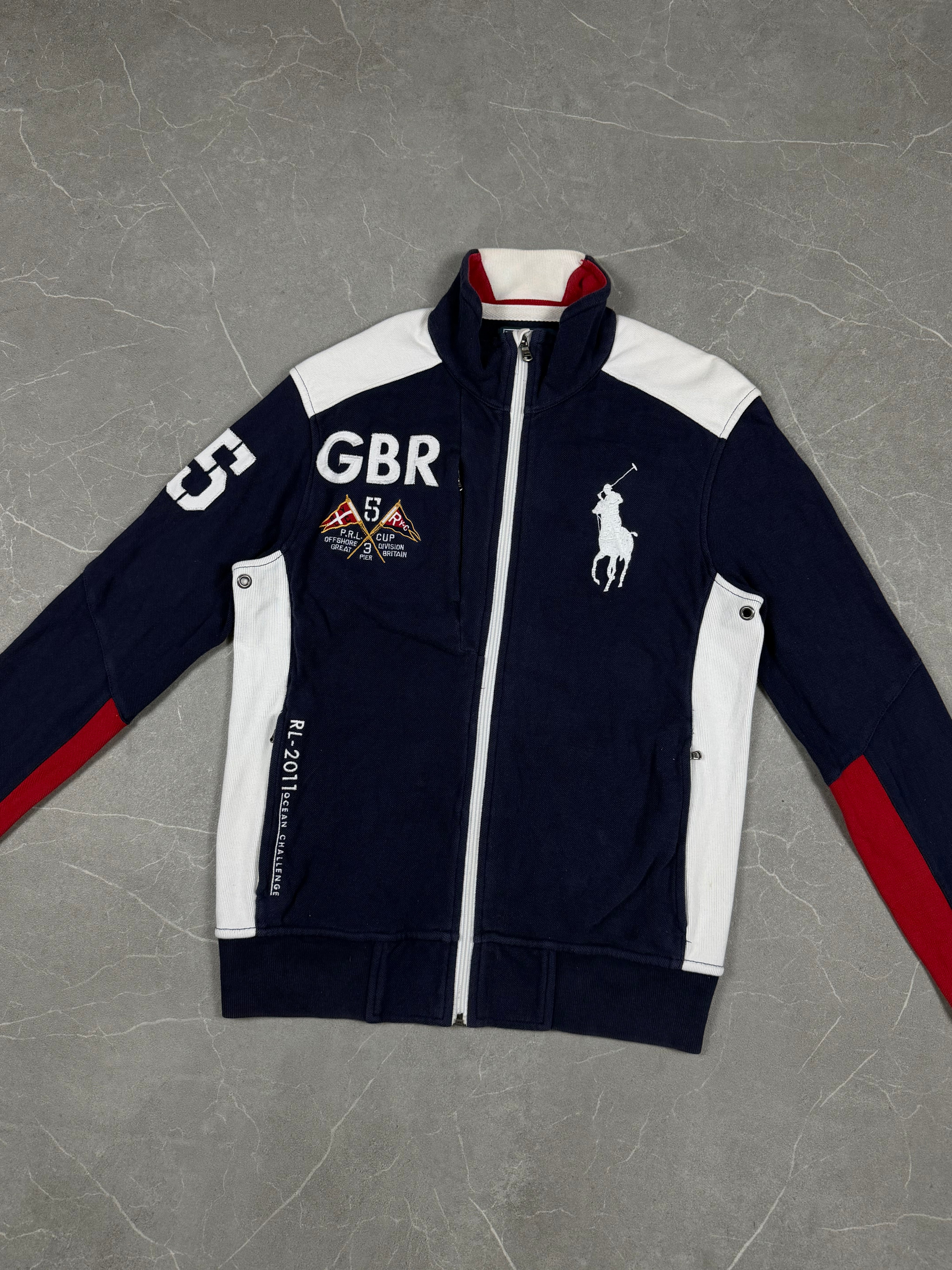 Rare Ralph Lauren Big Pony ENGLAND Zipper (M)