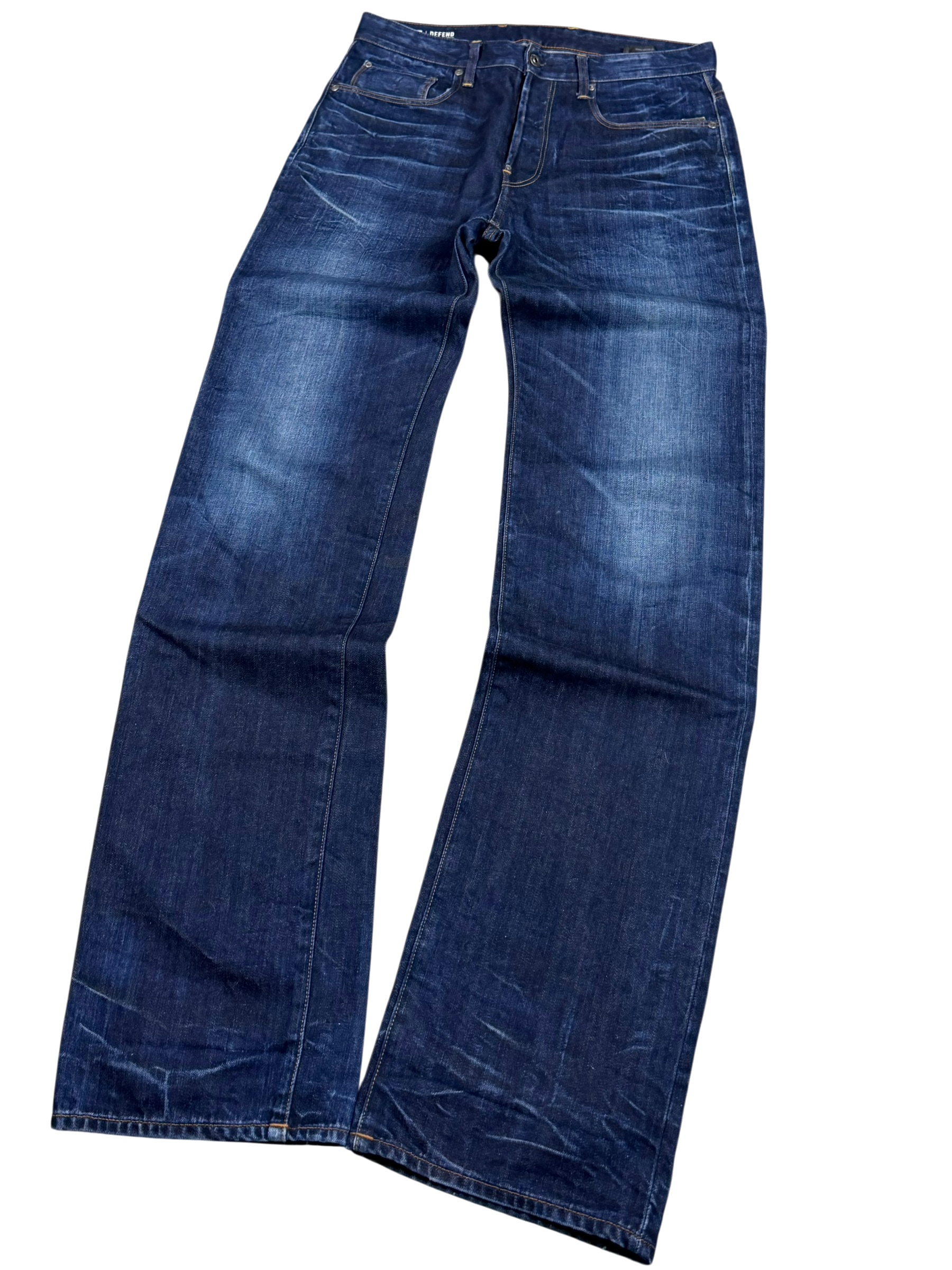 G-Star Washed Straight-Fit Jeans (L)