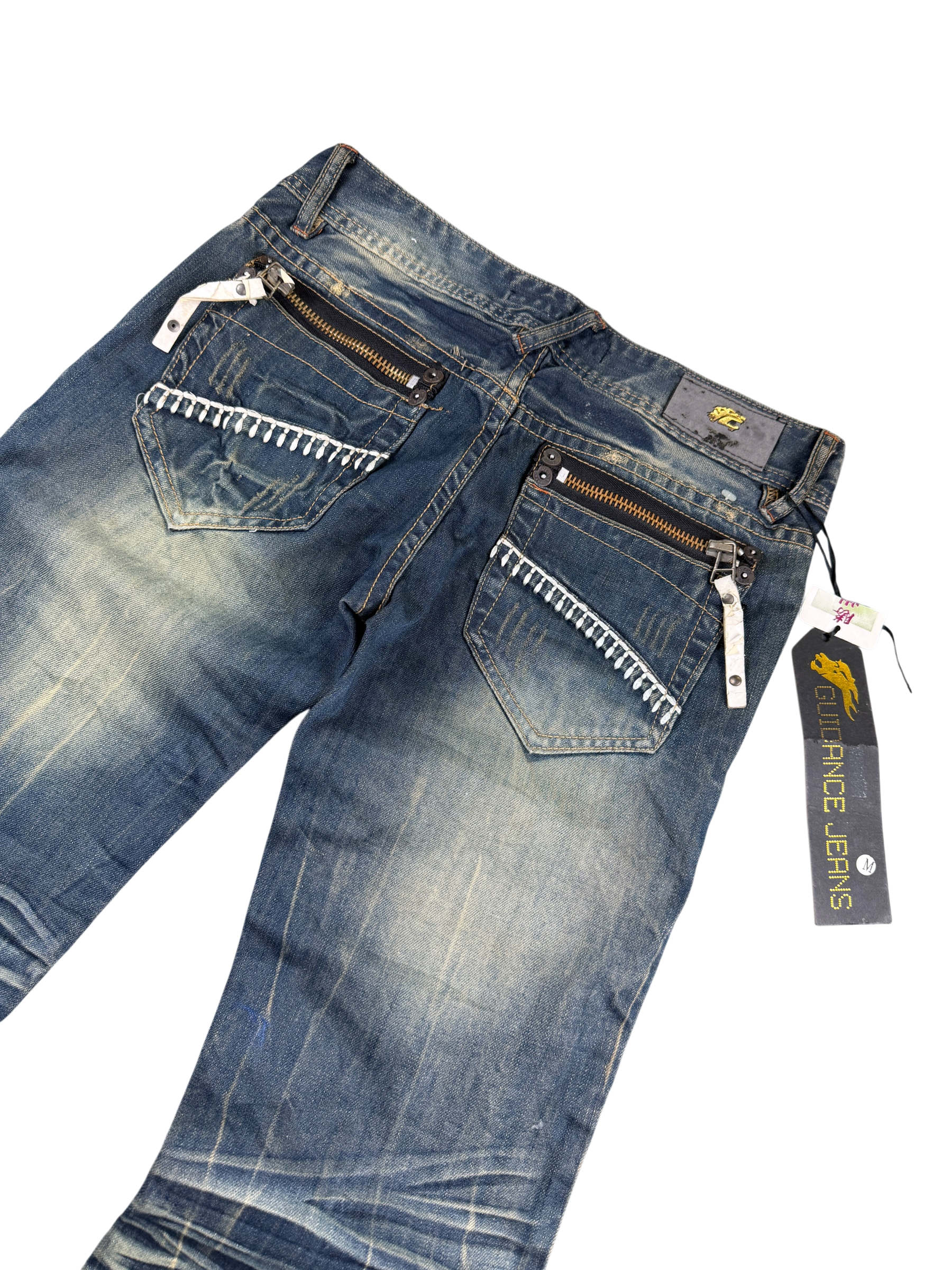 Ultra washed Big Bootcut Jeans (XS)
