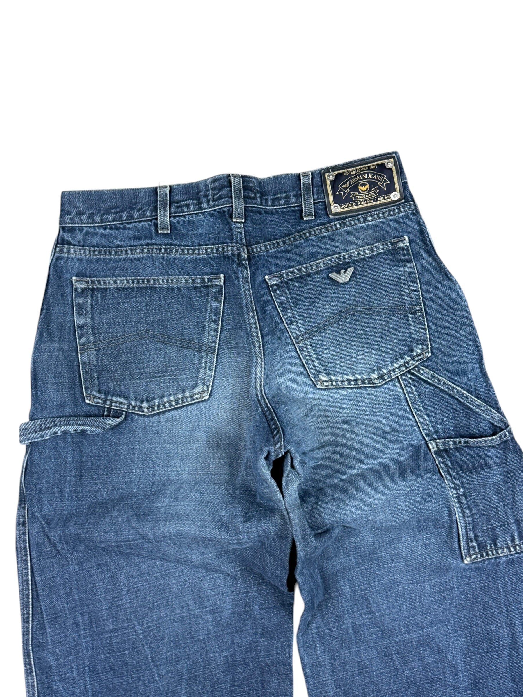 Armani Baggy workwear Jeans (S-M)