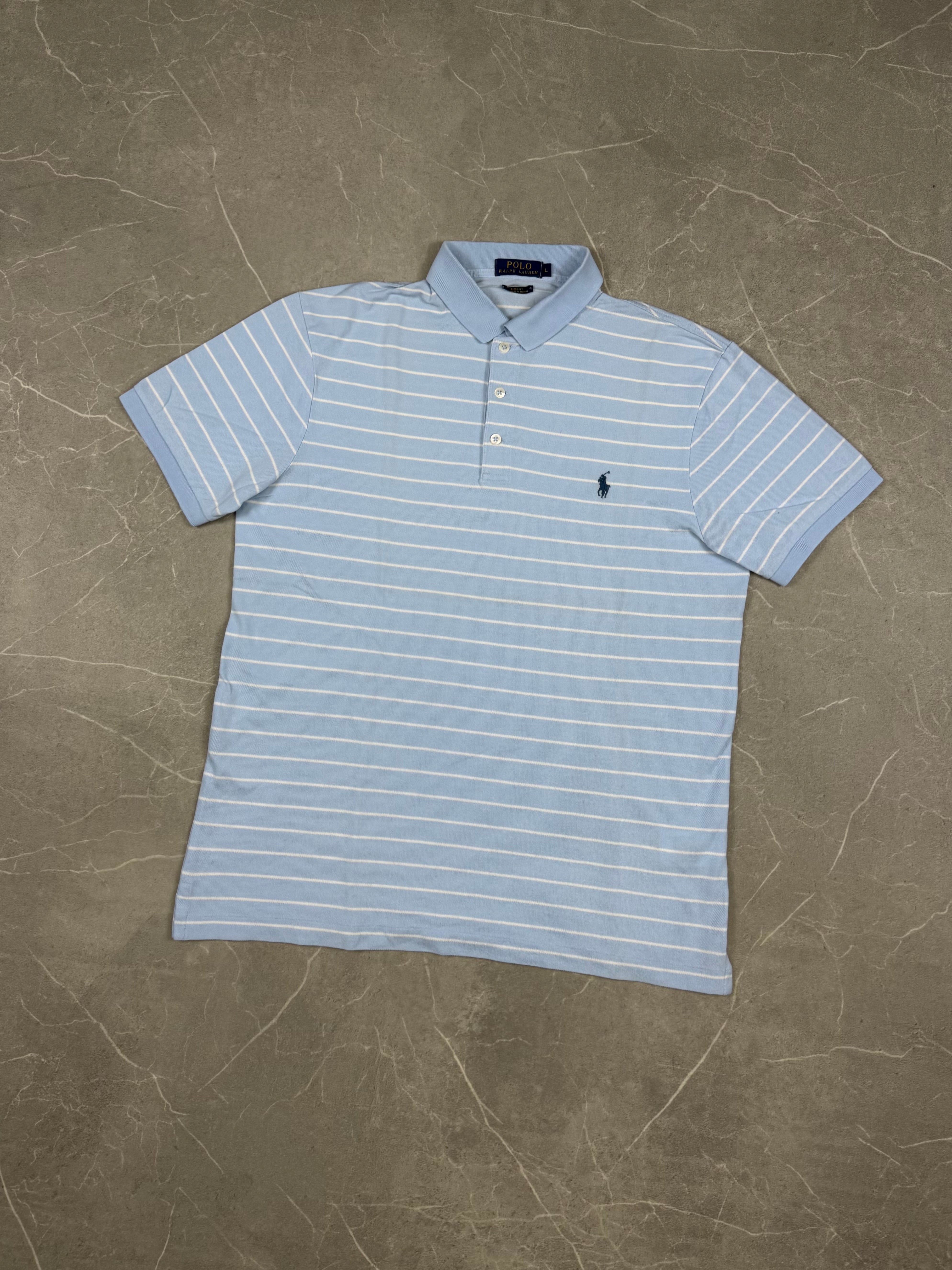 Rare Ralph Lauren striped Slimfit Poloshirt (L)