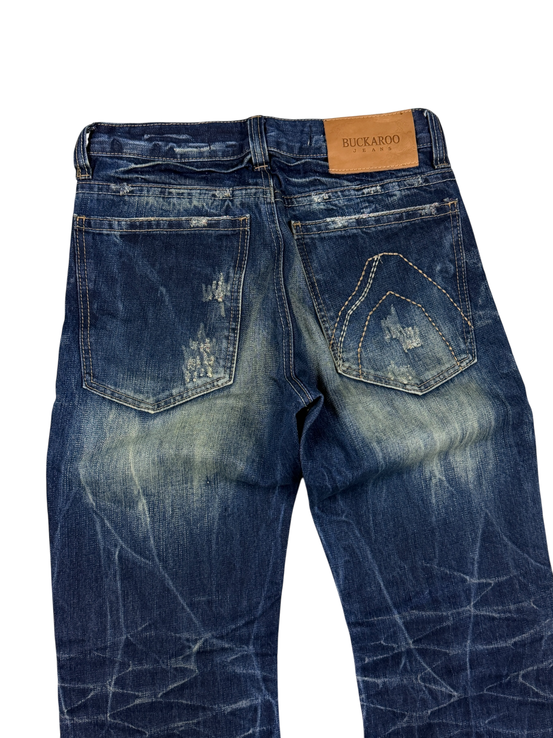 Ultra Washed Straight Jeans (XS-S)