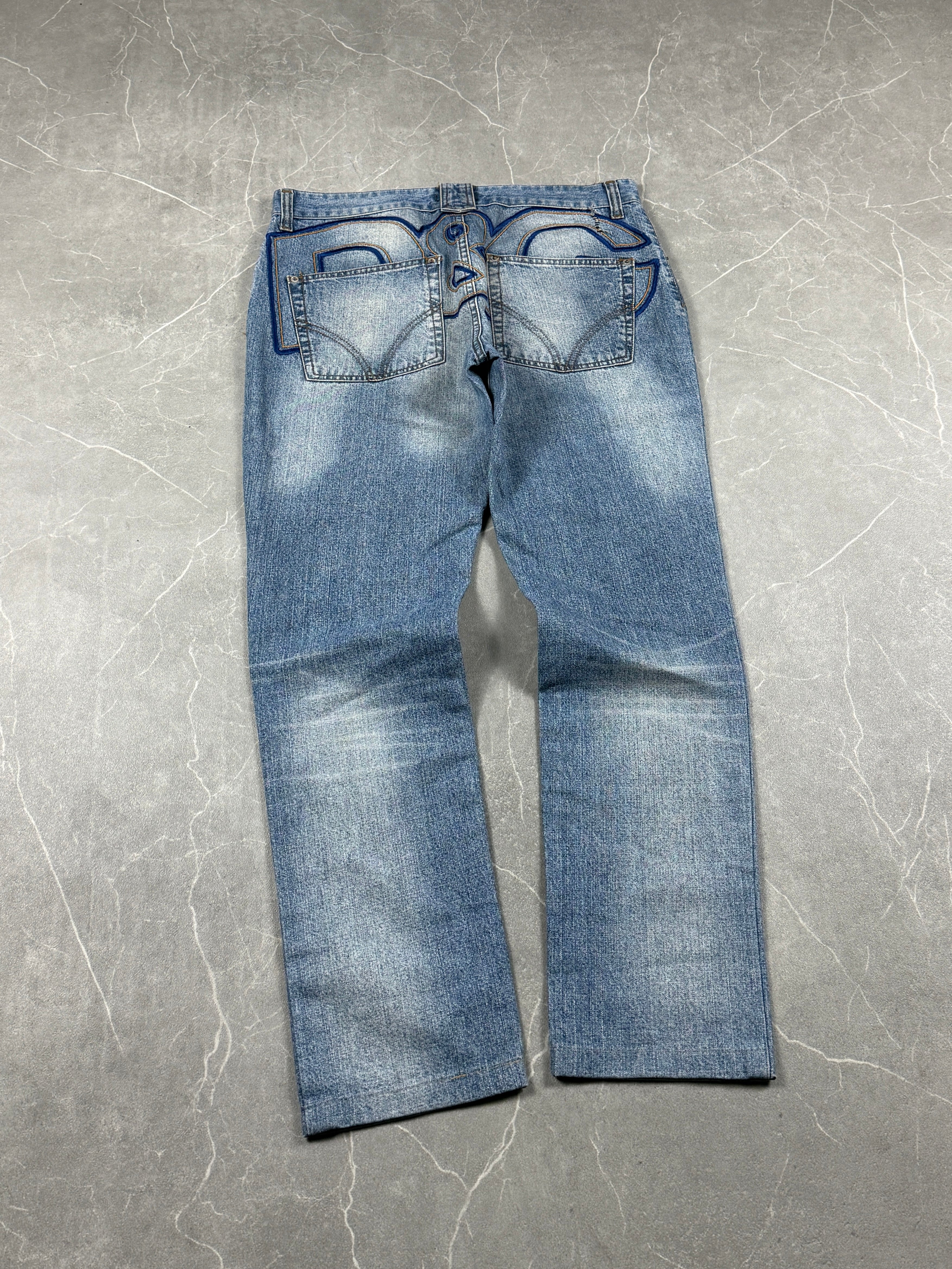 Dolce Gabbana Big Logo Jeans (S)