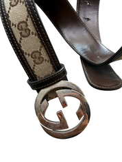 Gucci GG Monogramm Gürtel (80cm)