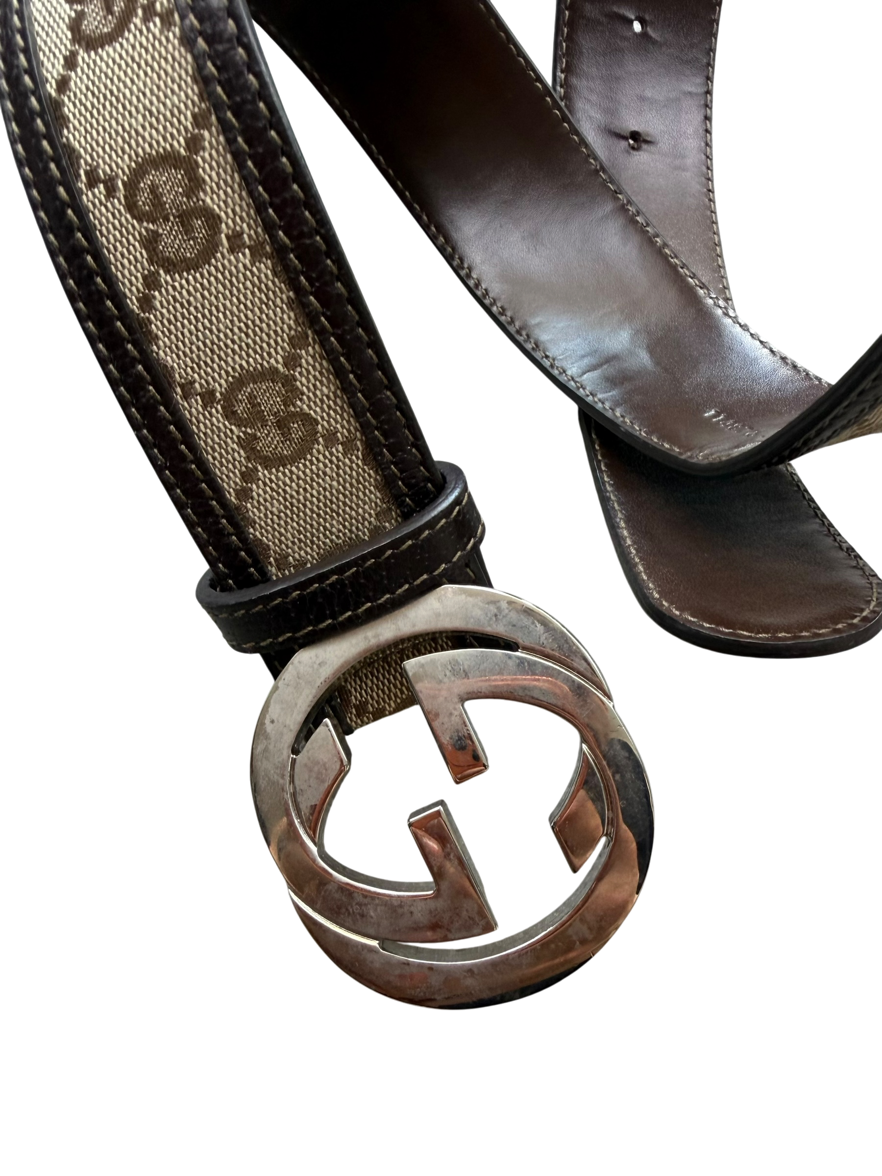 Gucci GG Monogramm Gürtel (80cm)
