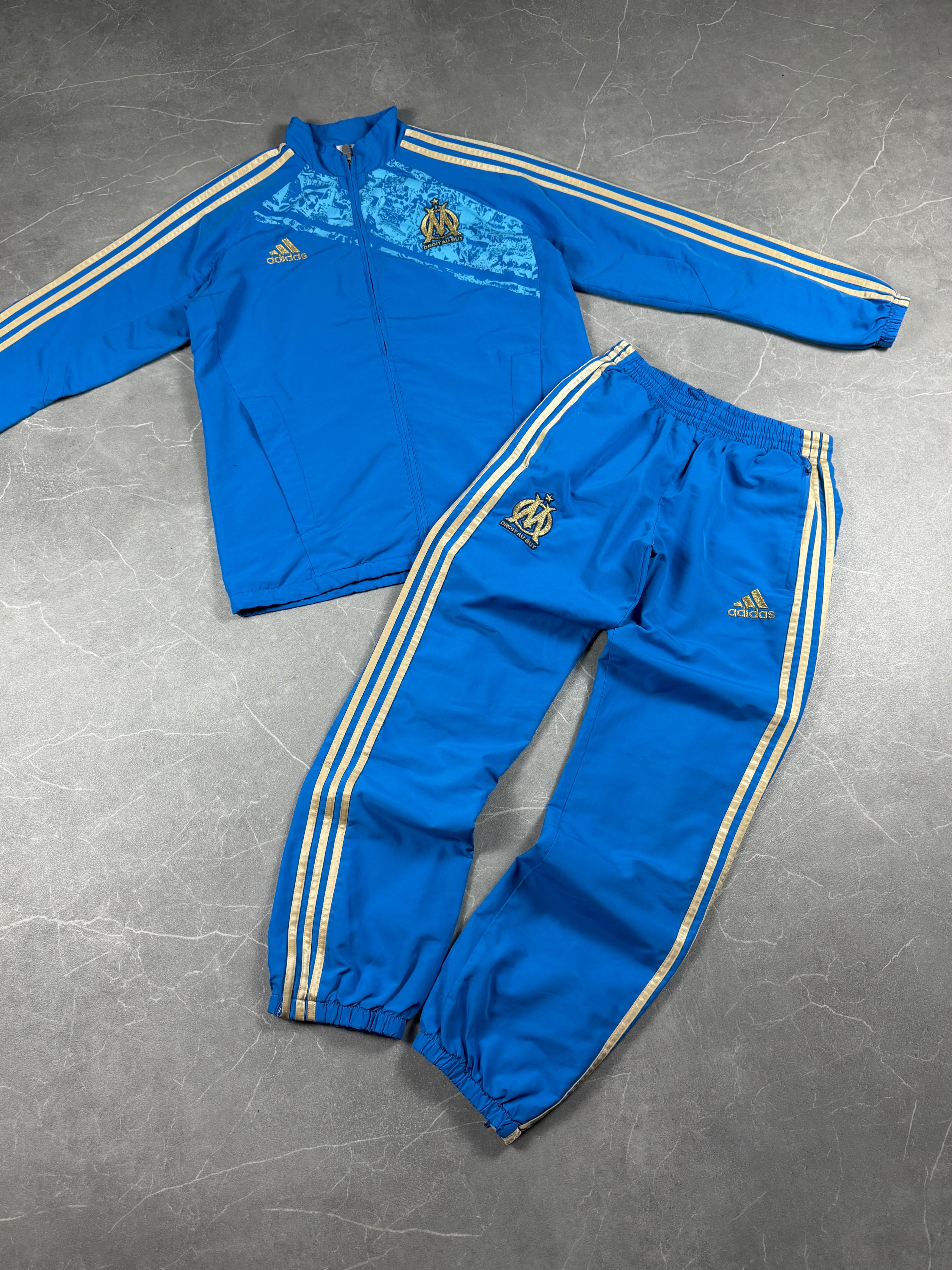Vintage Adidas Olympique Marseille Tracksuit (XS)