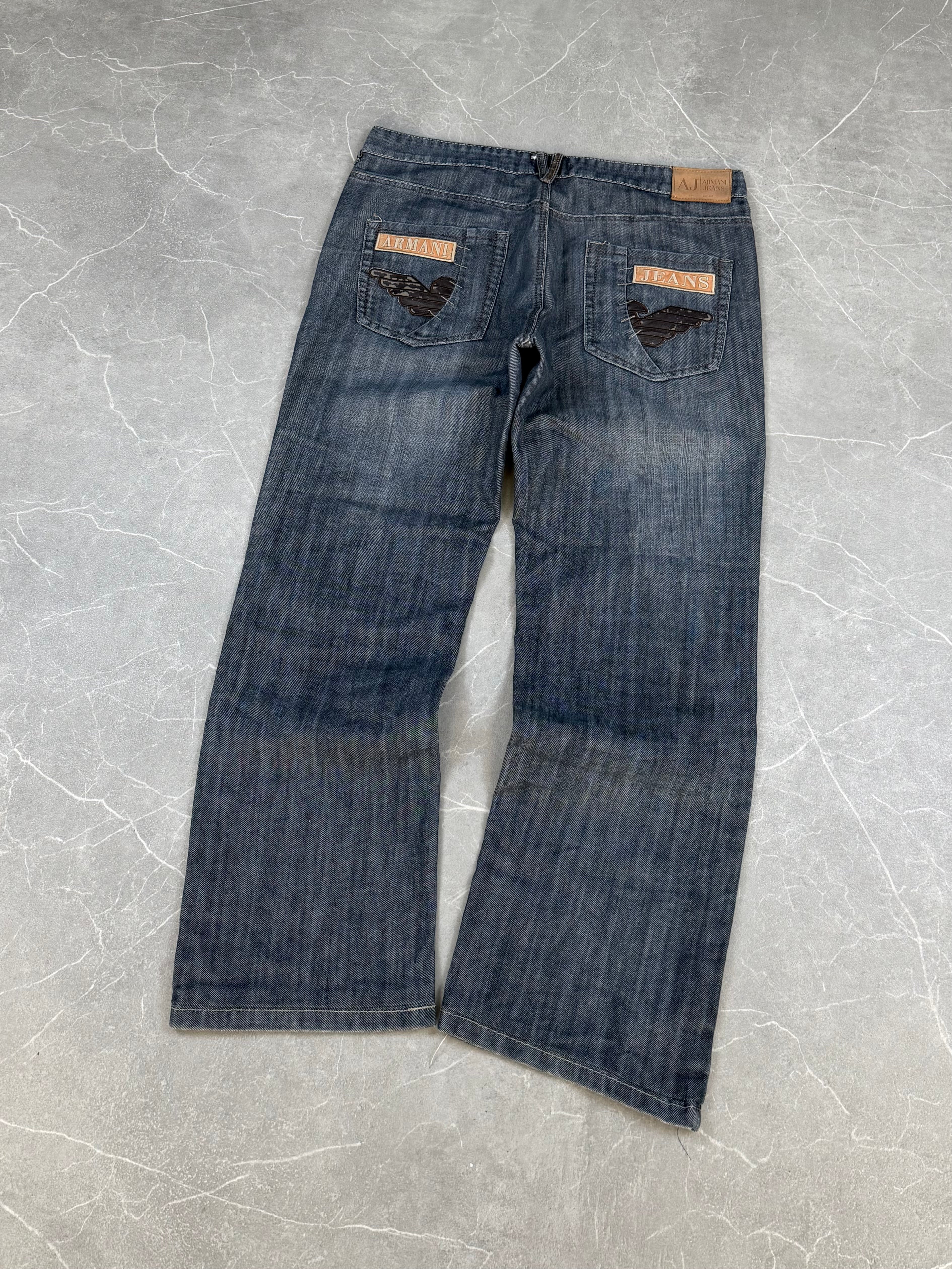 Armani Big Logo Jeans (S)