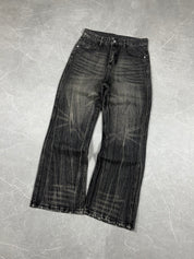 Vintage Washed Bootcut Jeans (S)