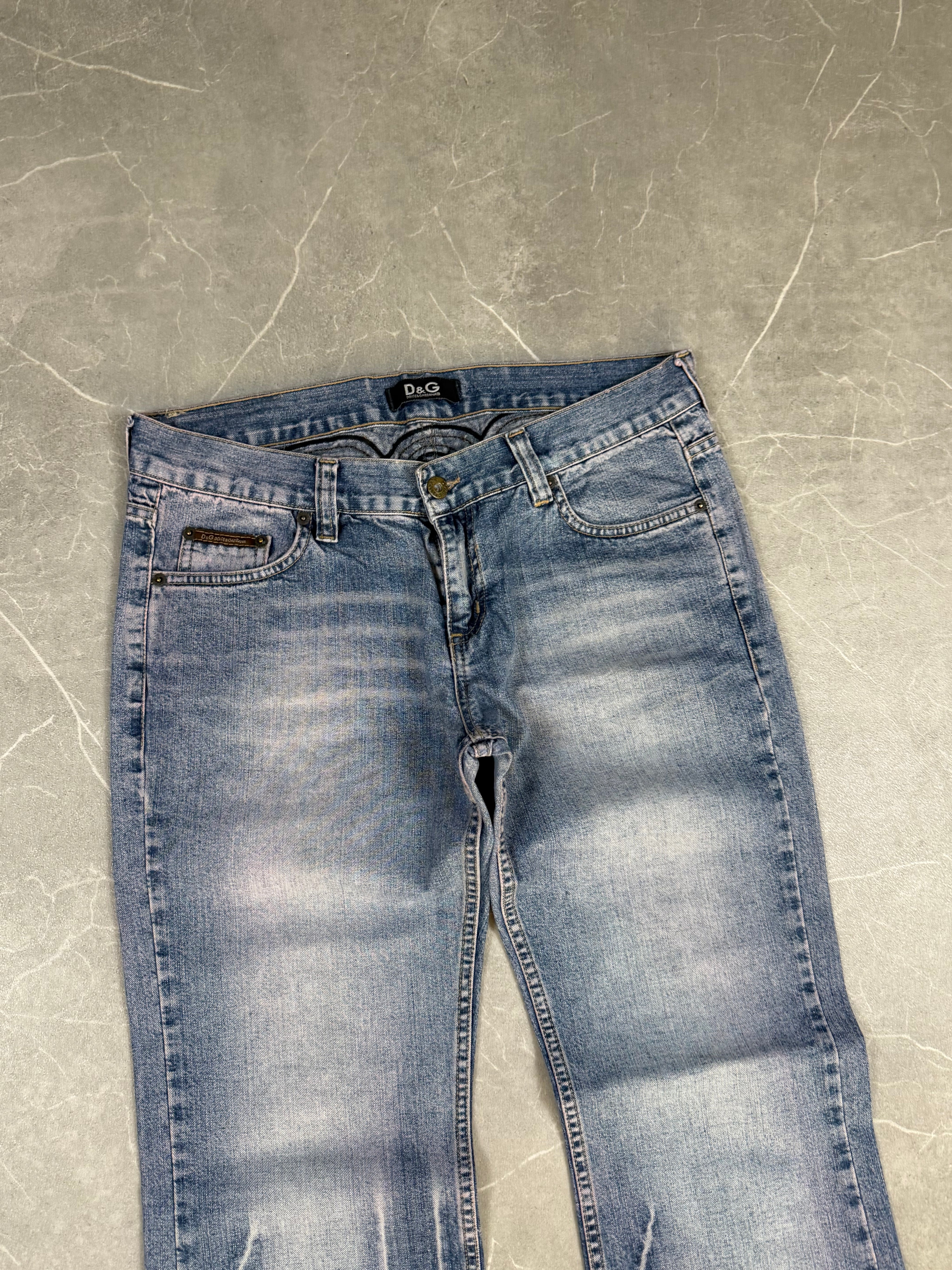 Dolce Gabbana Big Logo Bootcut Jeans (S)