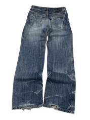 Crazy Washed Baggy/Bootcut Jeans (S)