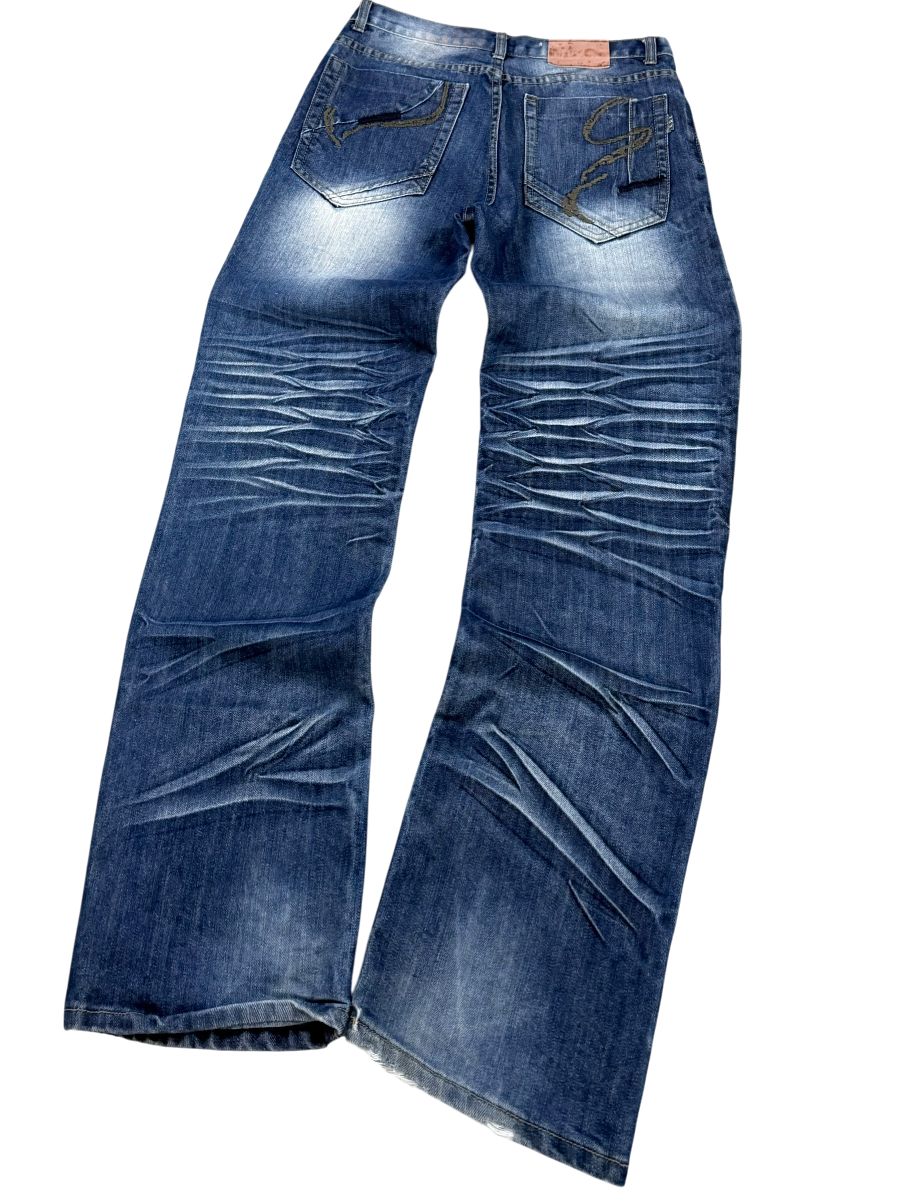 Crazy washed Straightfit Jeans (S)