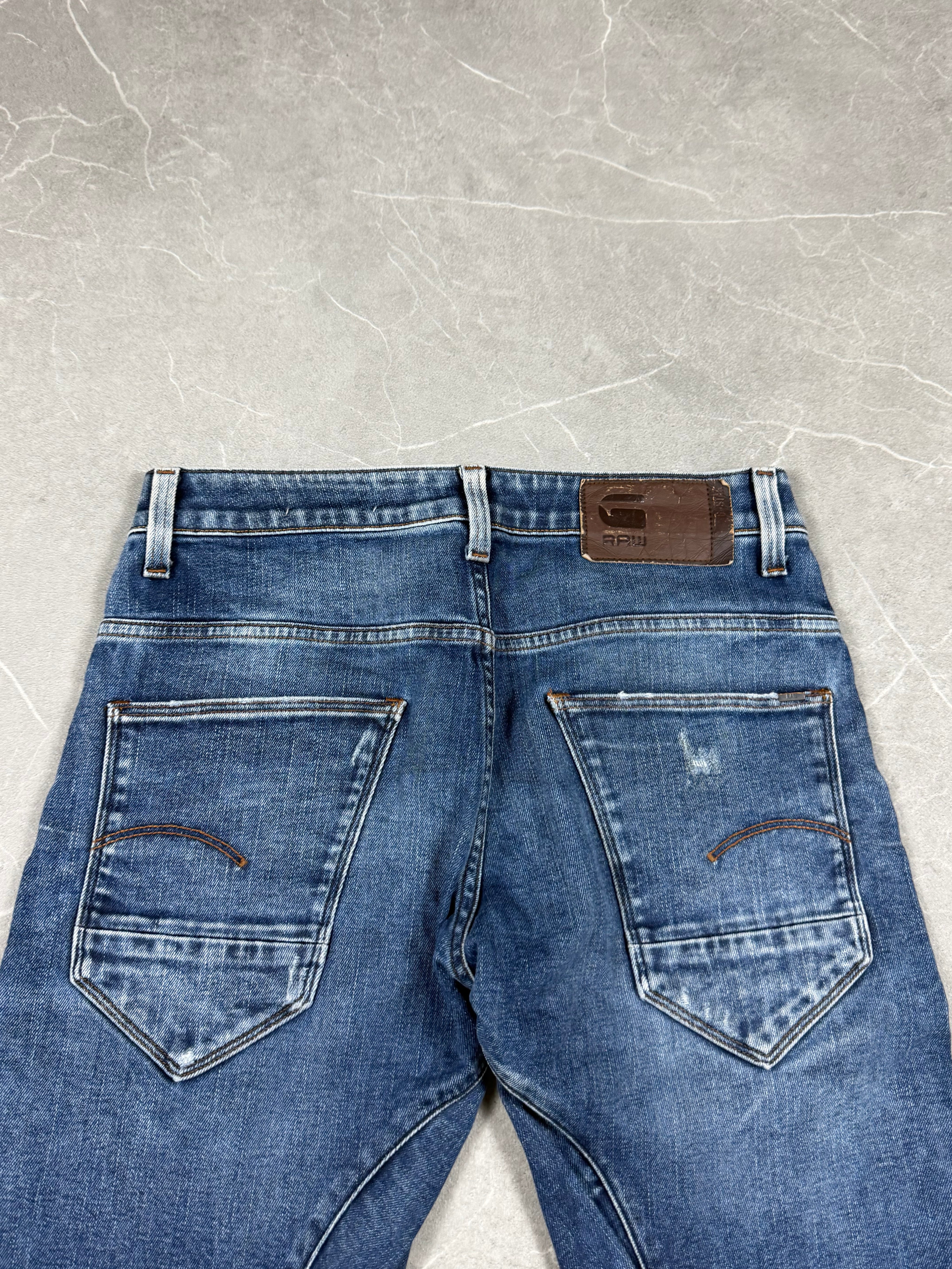 G-Star Washed Slim Fit Jeans (XS)