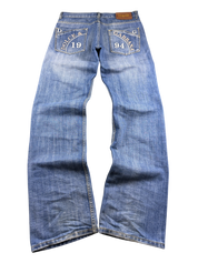 Dolce Gabbana vintage Big Logo Bootcut Jeans (L)