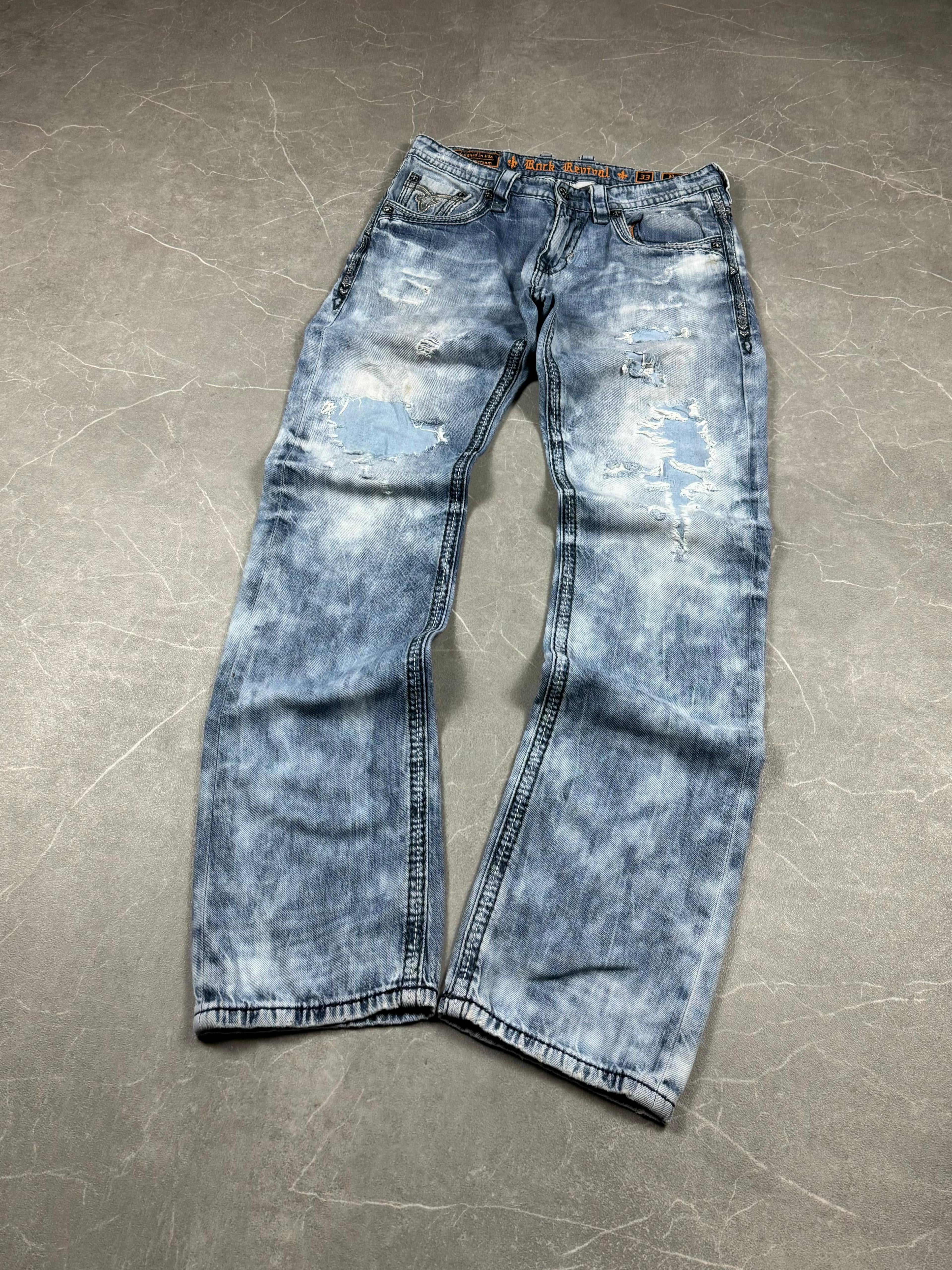 Rock Revival washed Jeans (L-XL)