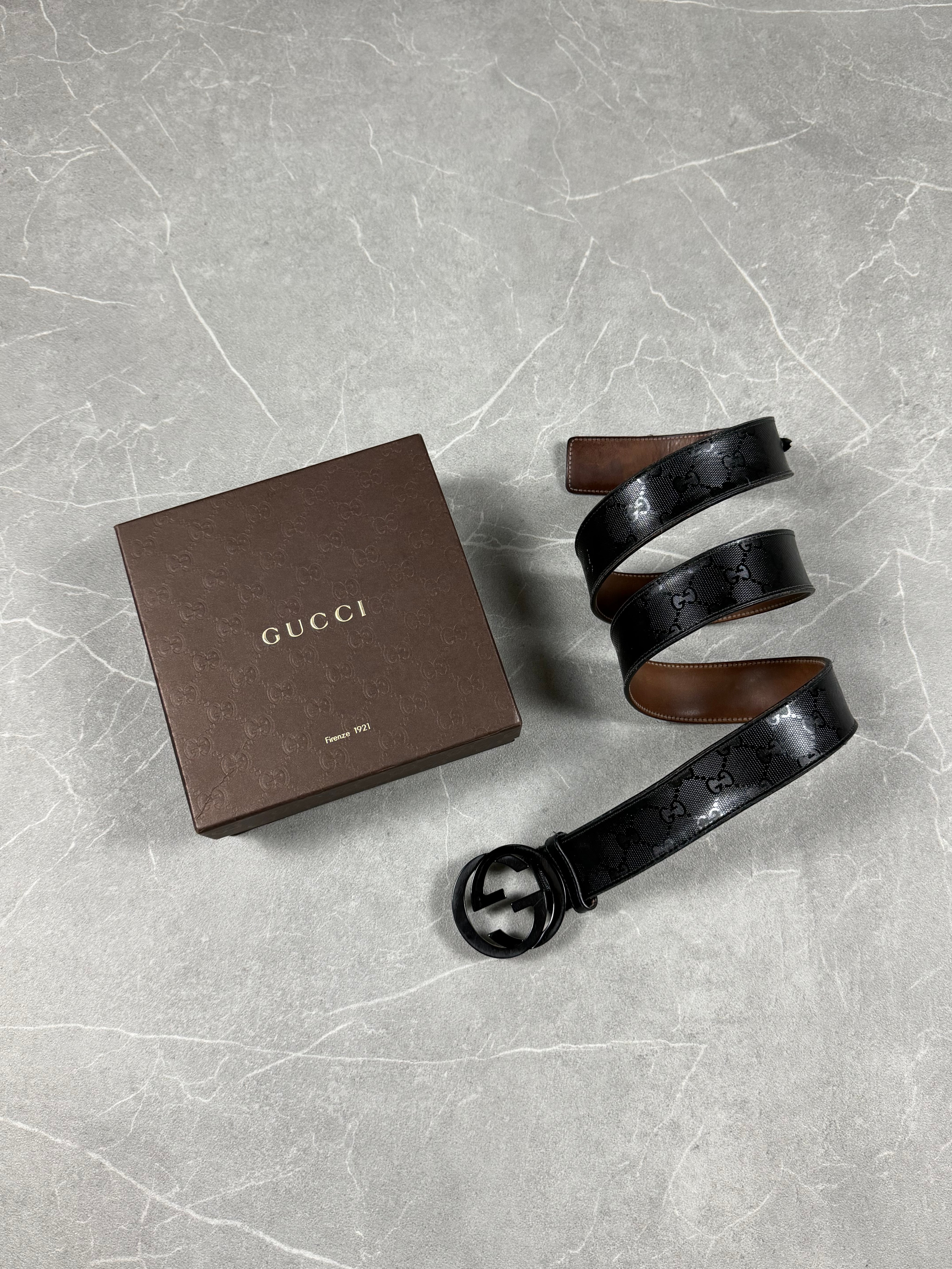 Gucci GG Monogram Belt (115cm)