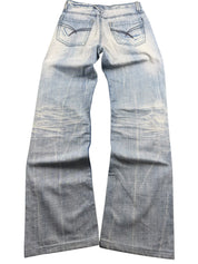 Washed Bootcut Jeans (XS-S)