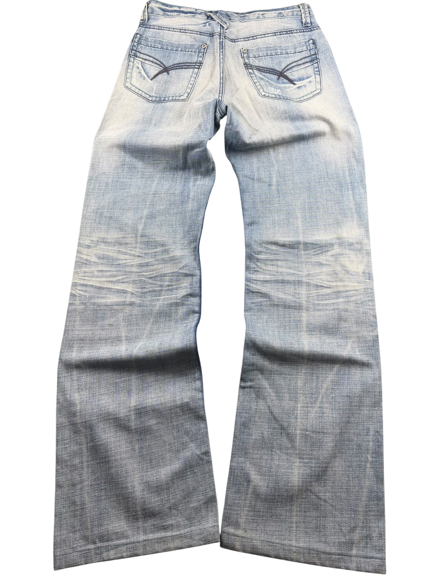 Washed Bootcut Jeans (XS-S)