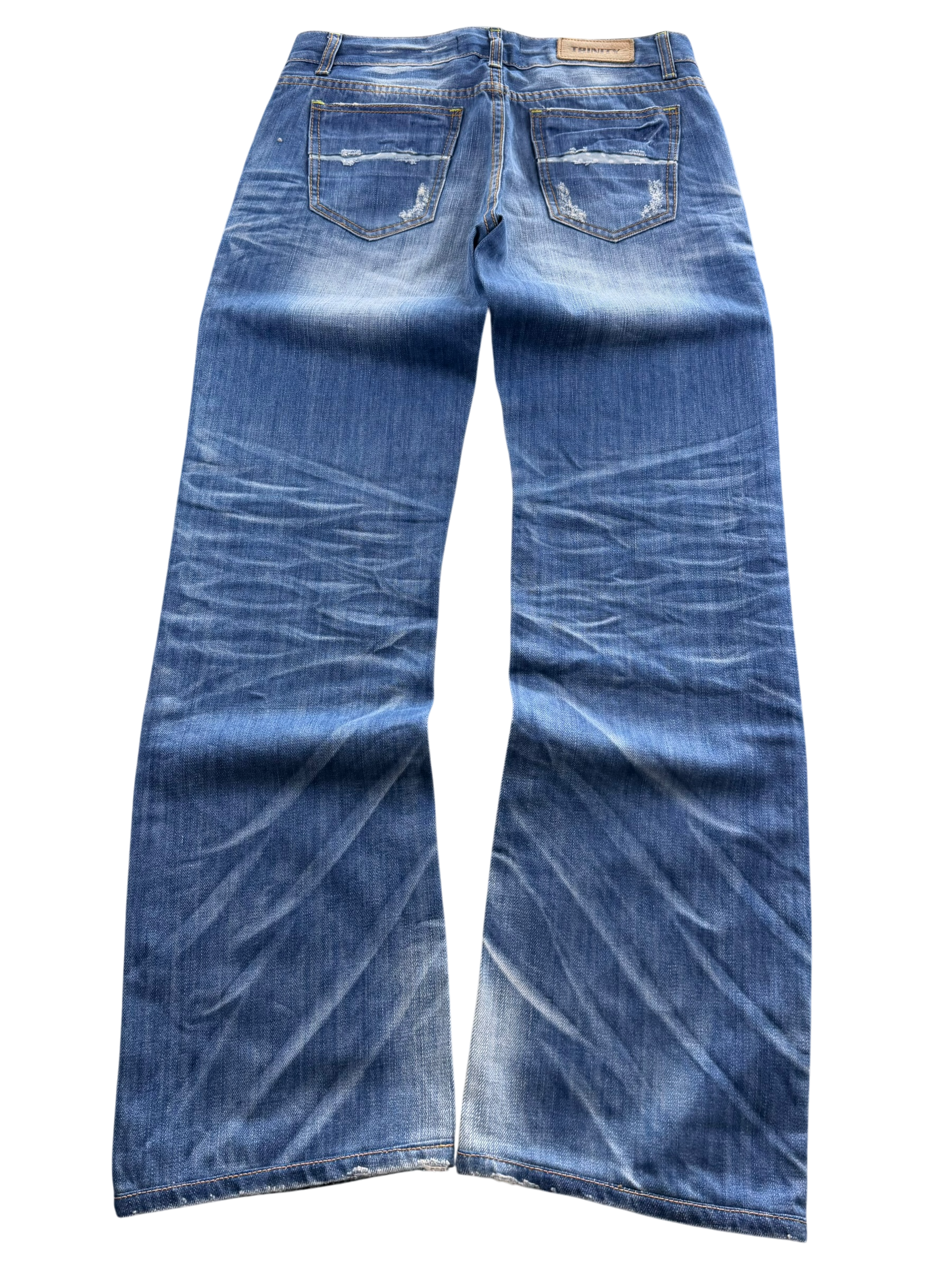 Washed Bootcut Jeans (XS)