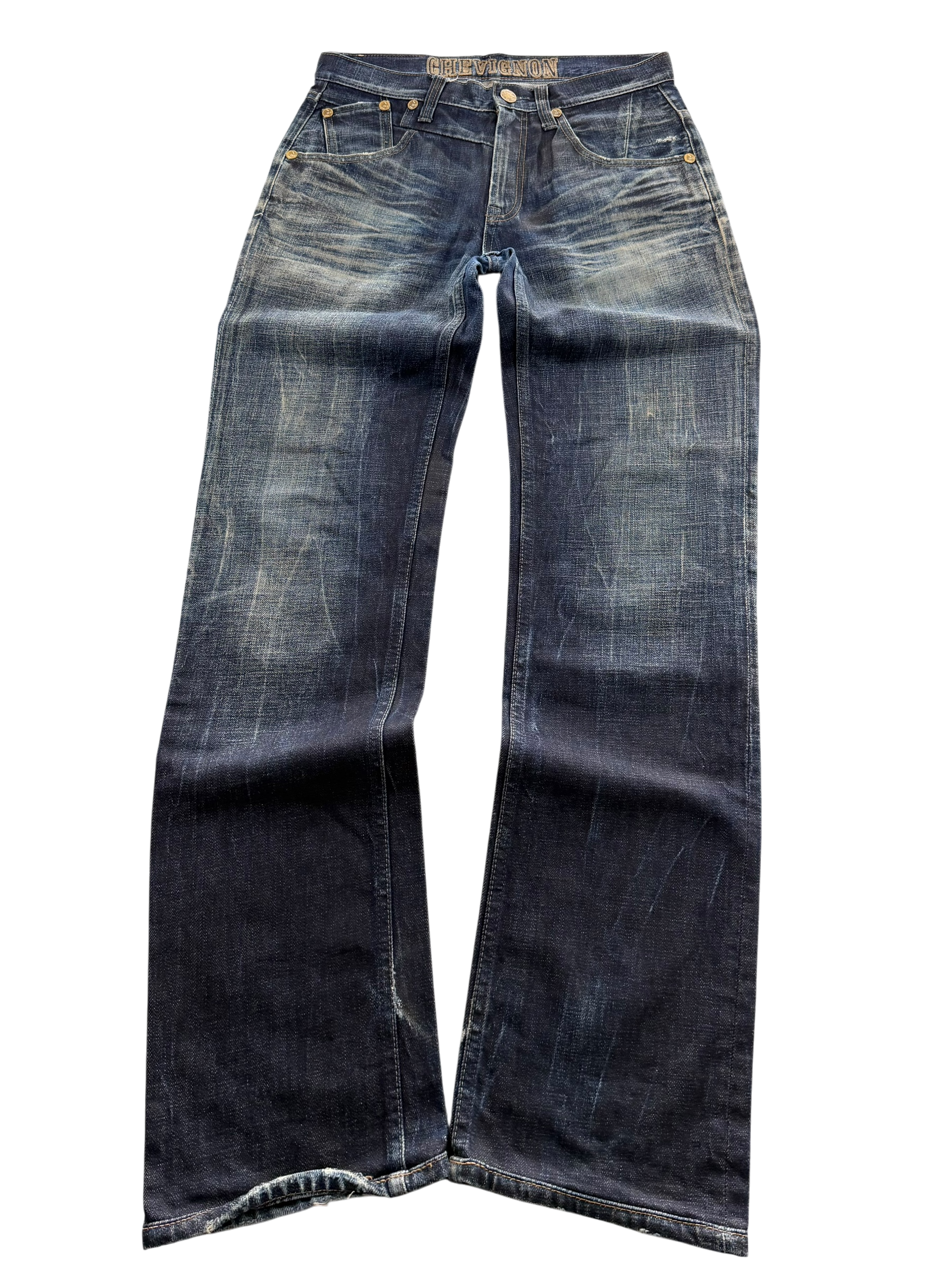 Washed Vintage Straightfit Jeans (S)