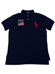 Ralph Lauren Big Pony USA Polo Shirt (L)