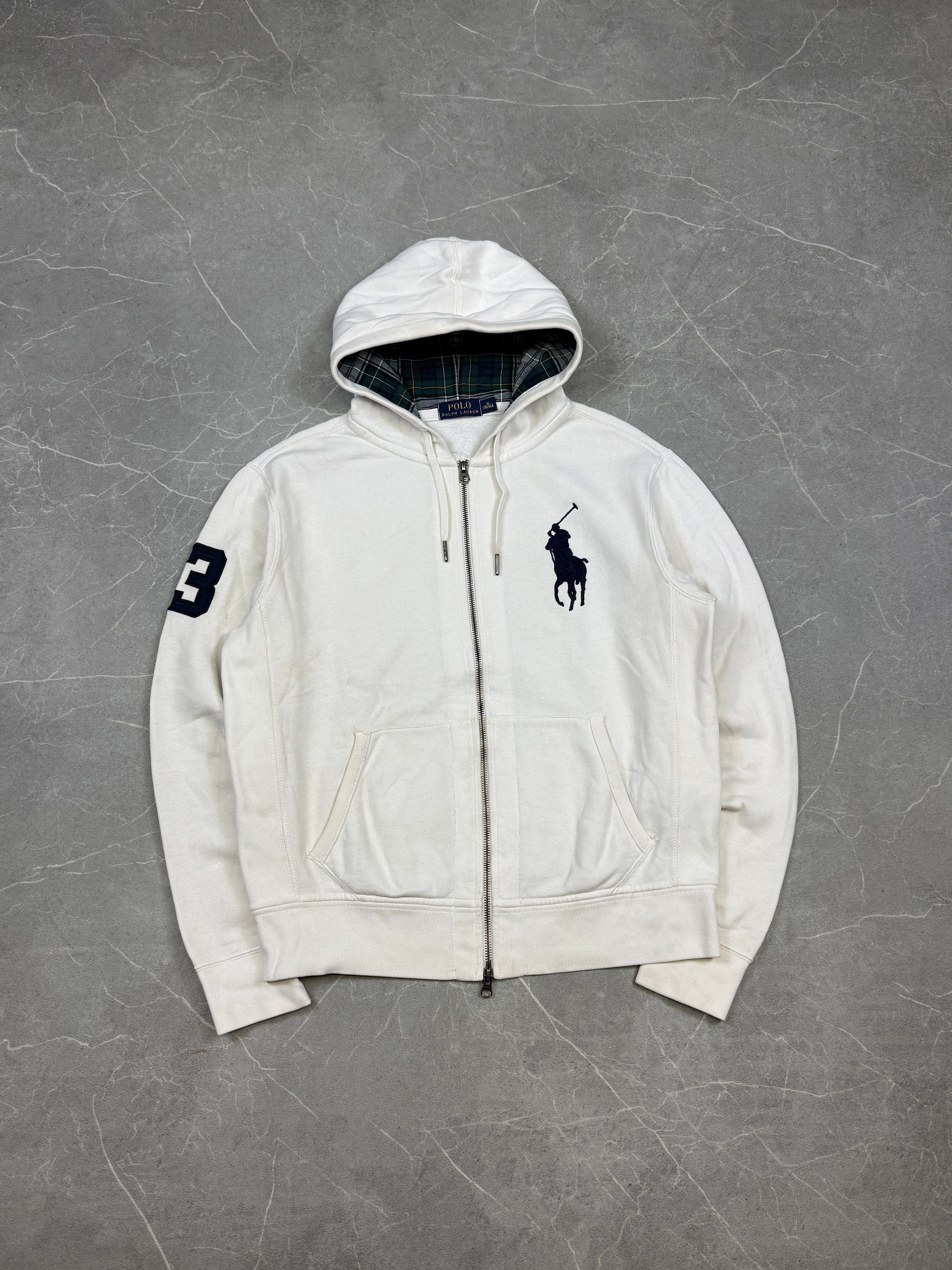 Ralph Lauren Big Pony Checked Hood Zipper (S)