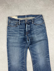Vintage Washed Bootcut Jeans (S-M)