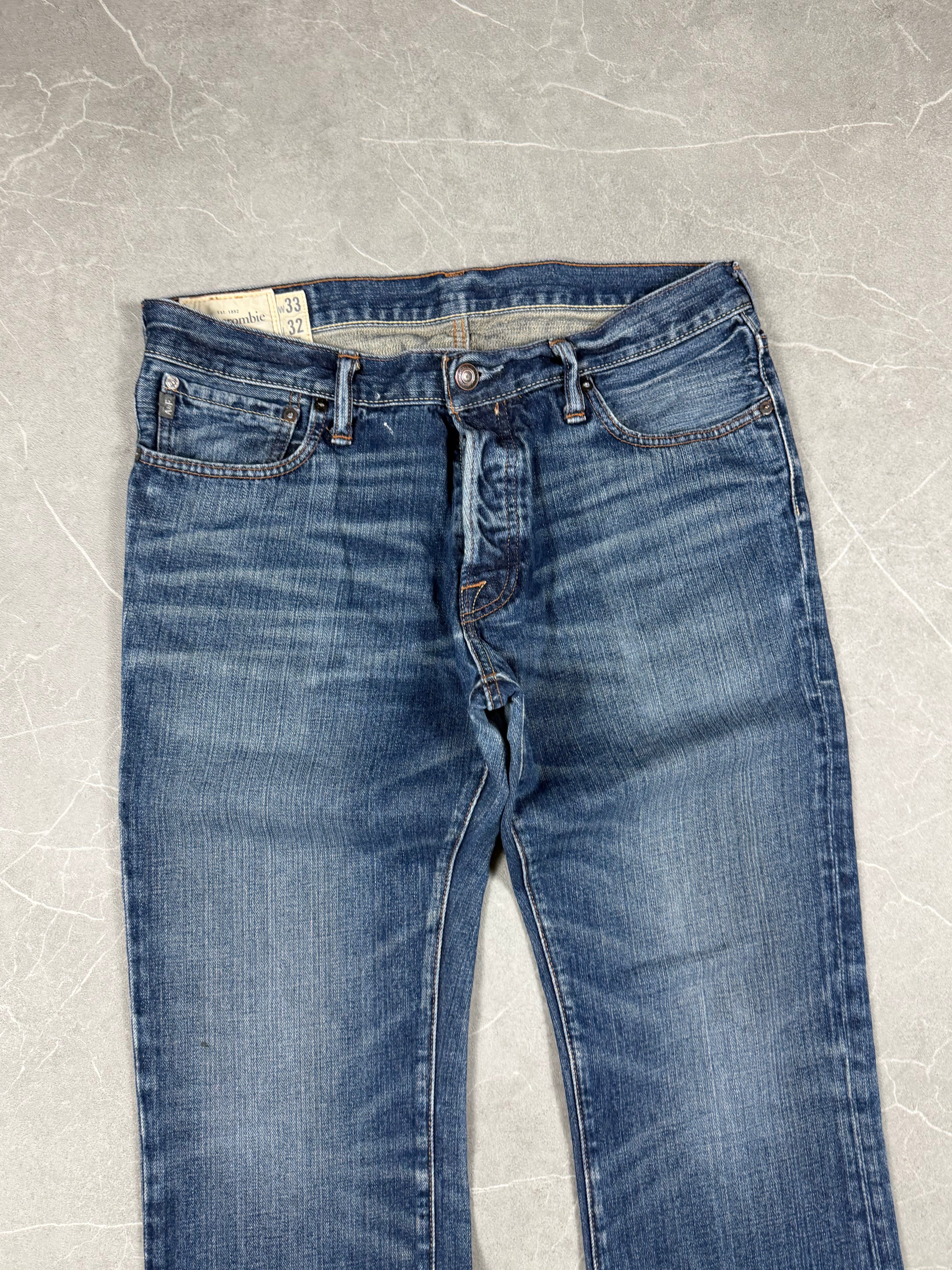 Vintage Washed Bootcut Jeans (S-M)
